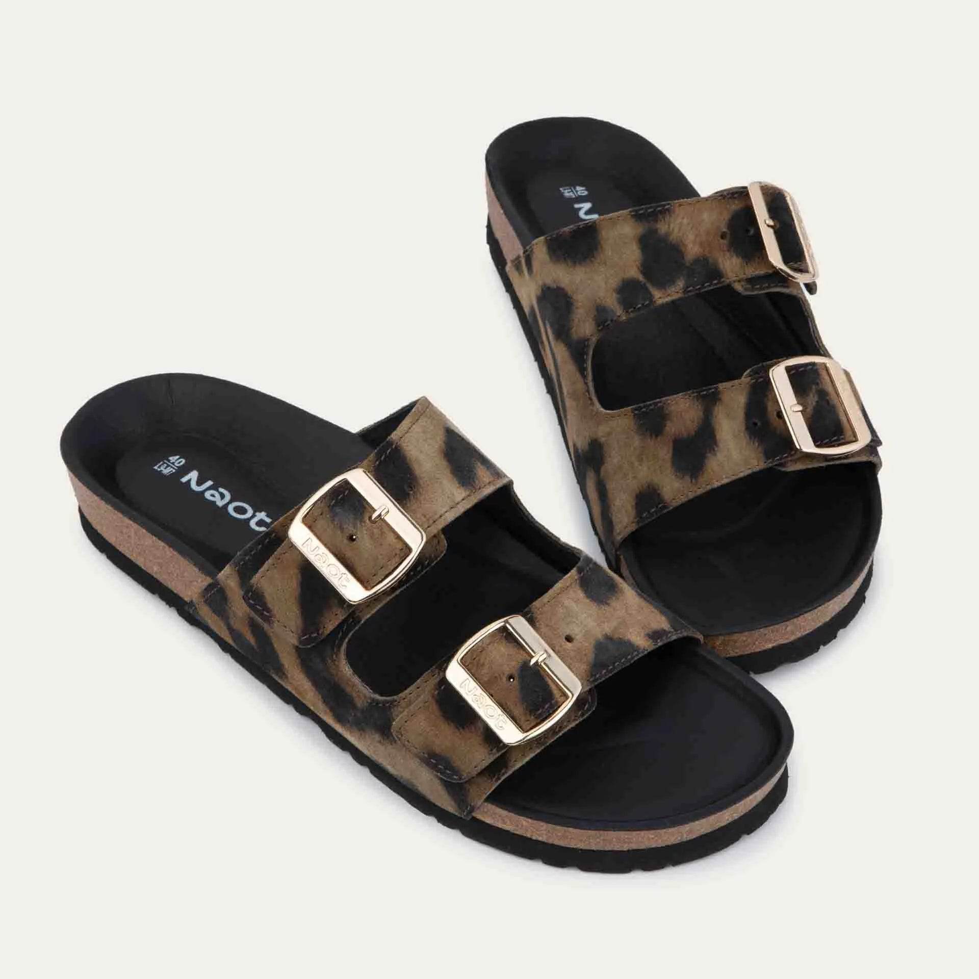 נעל שחר נשים שפאלט מנומר חום בהיר - נאות ישראל