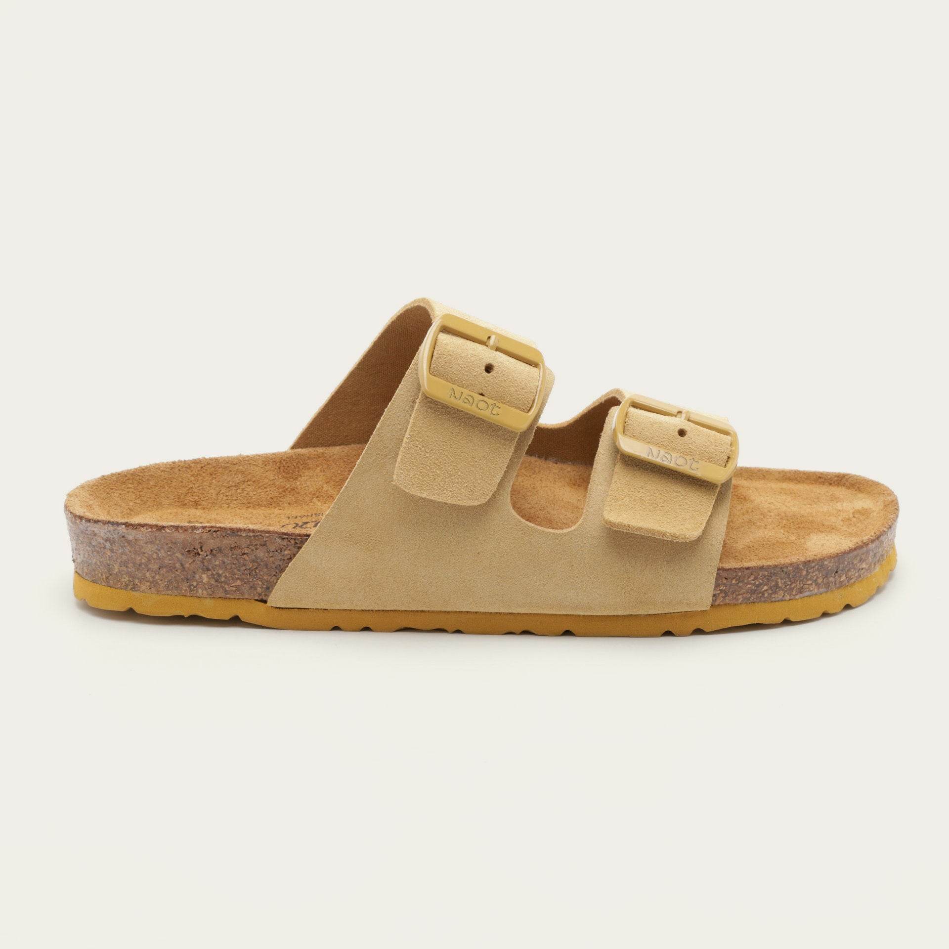 נעל שחר נשים שפלט דיונה צהוב - נאות ישראל