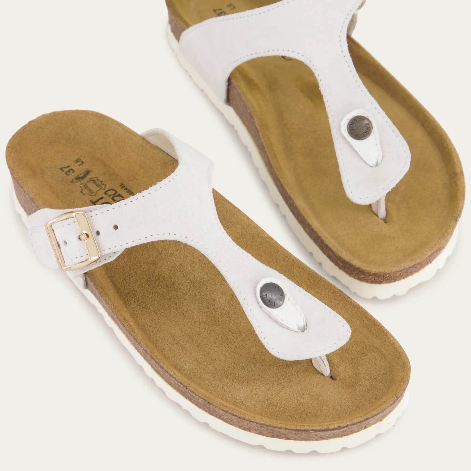 נעל שקד שפאלט לבן - נאות ישראל