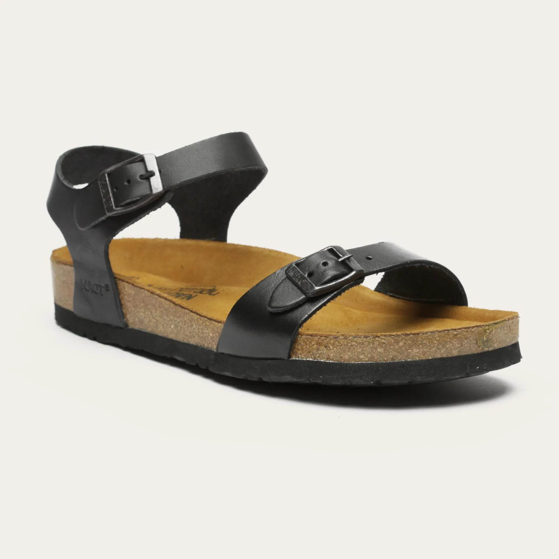 נעל אורטל ע.שחור משומן מט GAUC - נאות ישראל