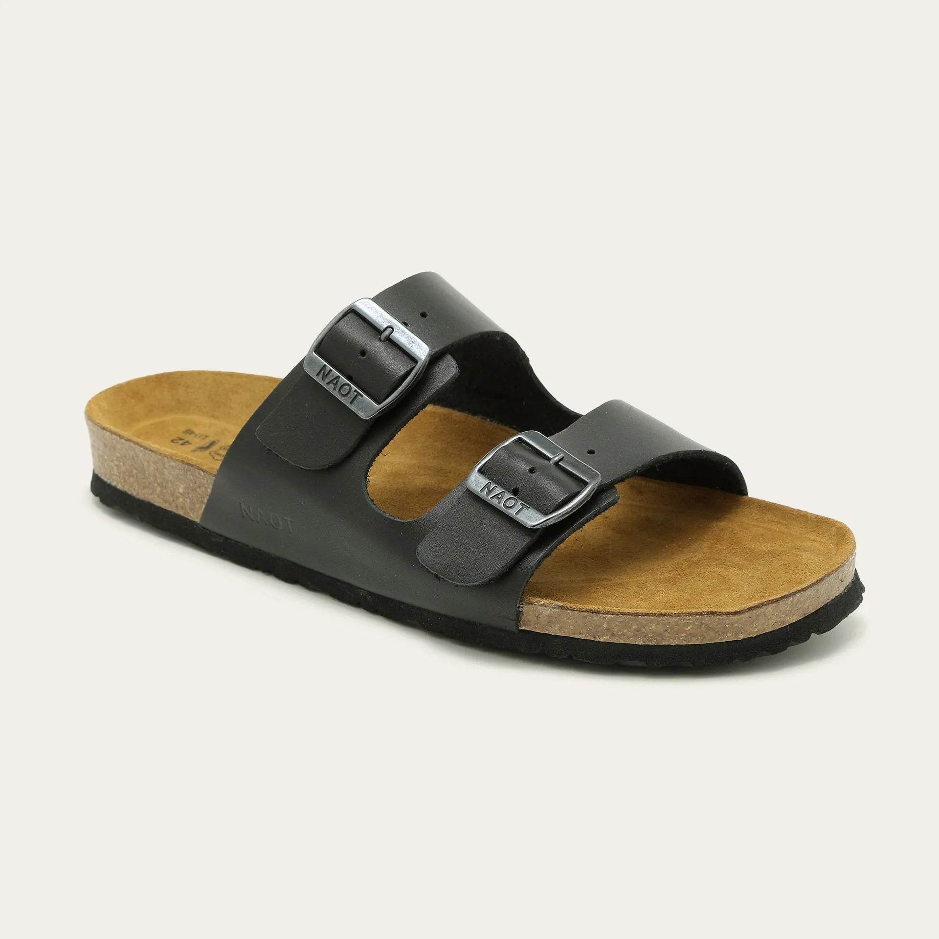 נעל שחר גבר GAUC ע.שחור משומן מט - נאות ישראל