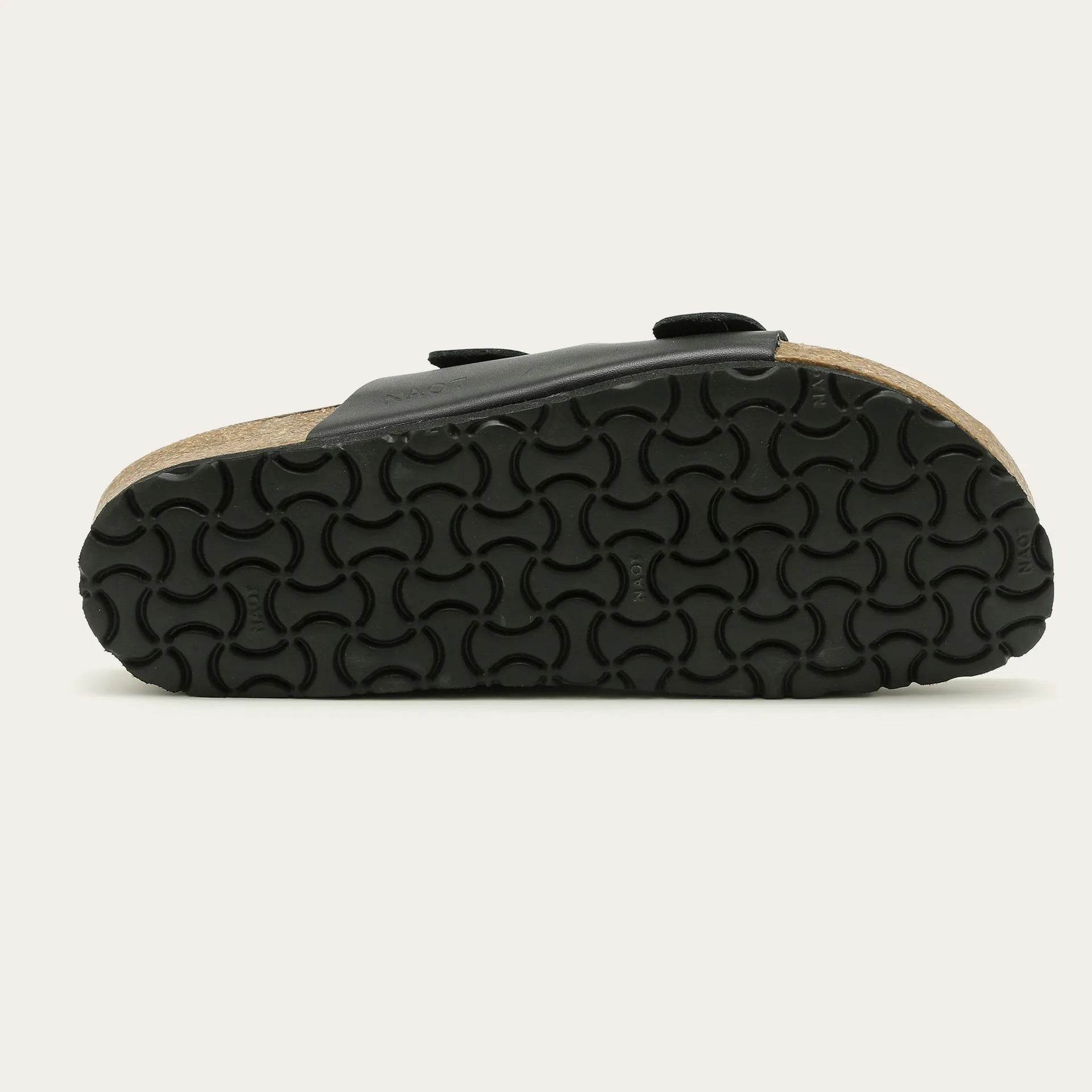 נעל שחר גבר GAUC ע.שחור משומן מט - נאות ישראל