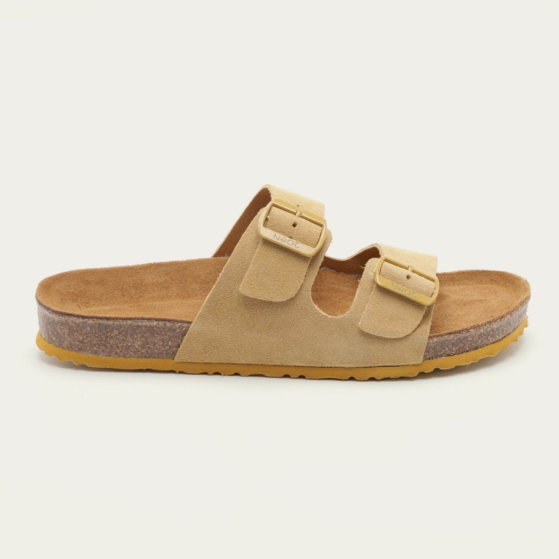 נעל שחר גבר שפלט דיונה צהוב - נאות ישראל