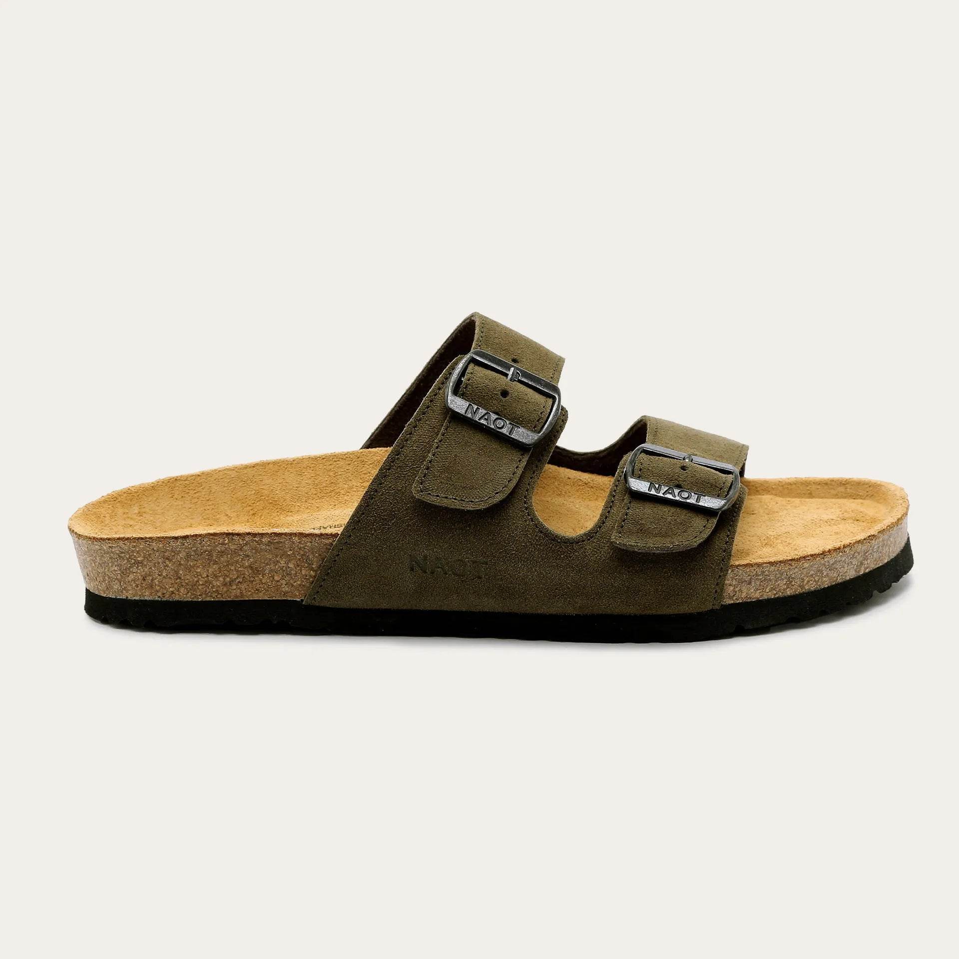 נעל שחר גבר שפ.ירוק זית משומן - נאות ישראל