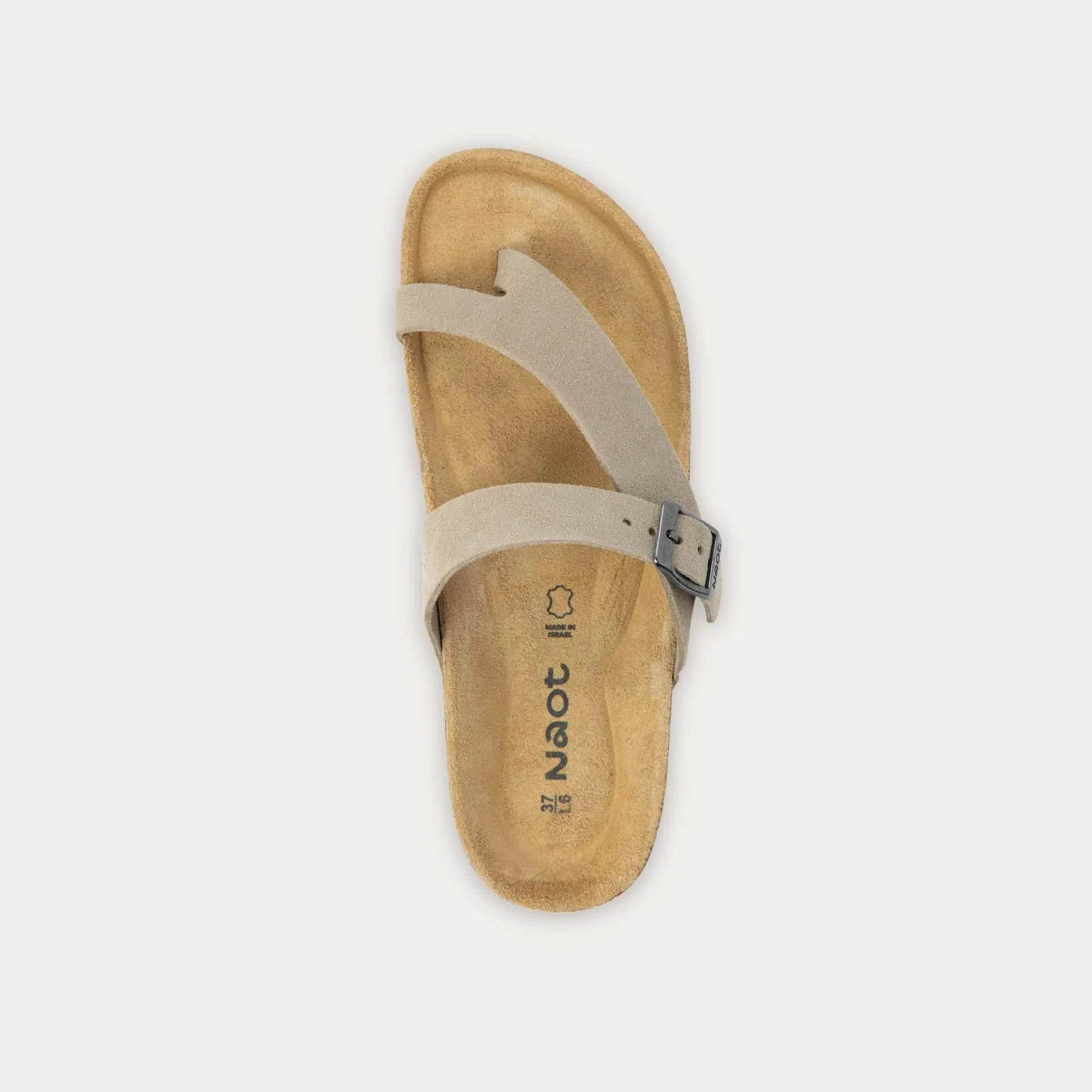 נעל עומר גבר זמש חום טבעי - נאות ישראל