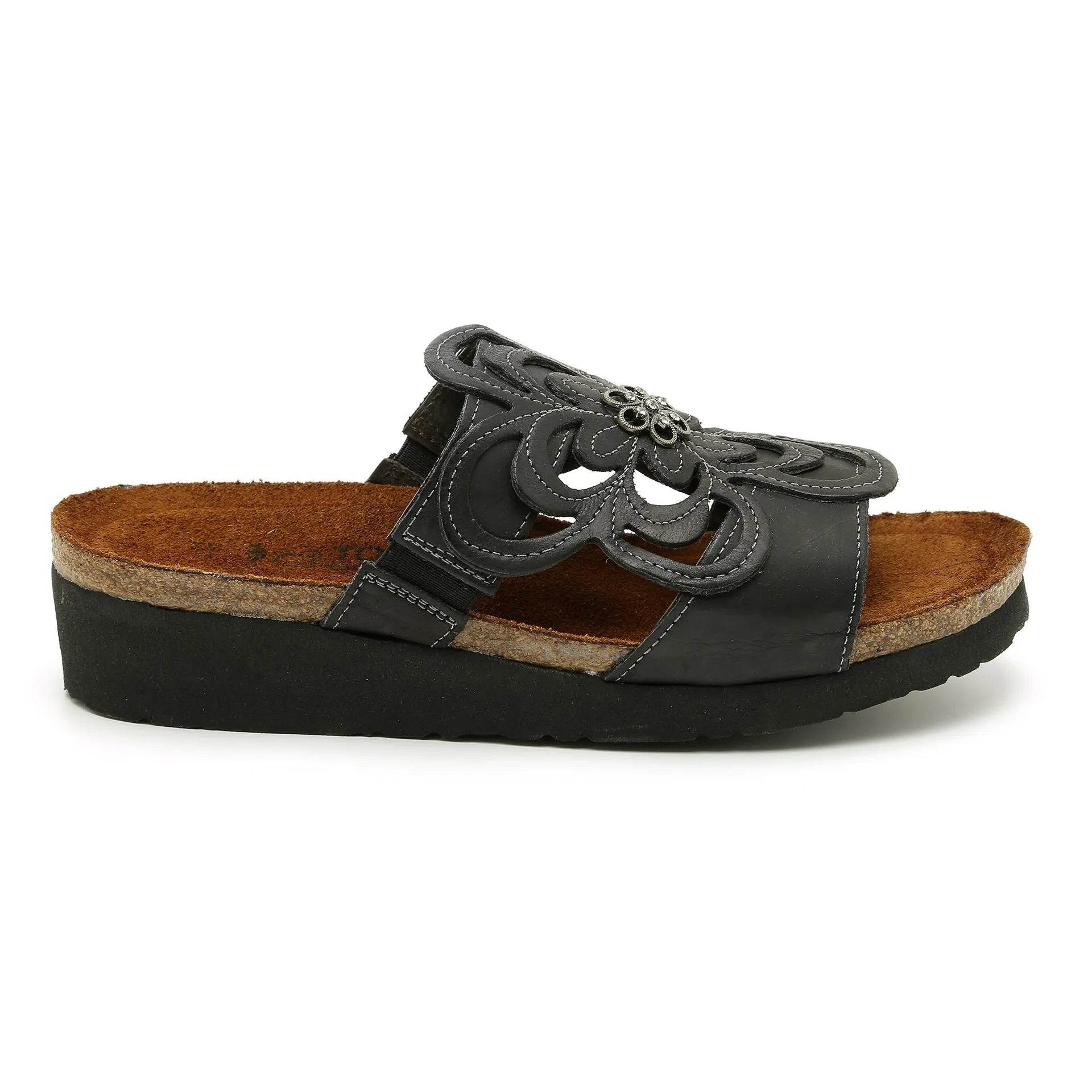 נעל סנדי ע.שחור מוברש - נאות ישראל