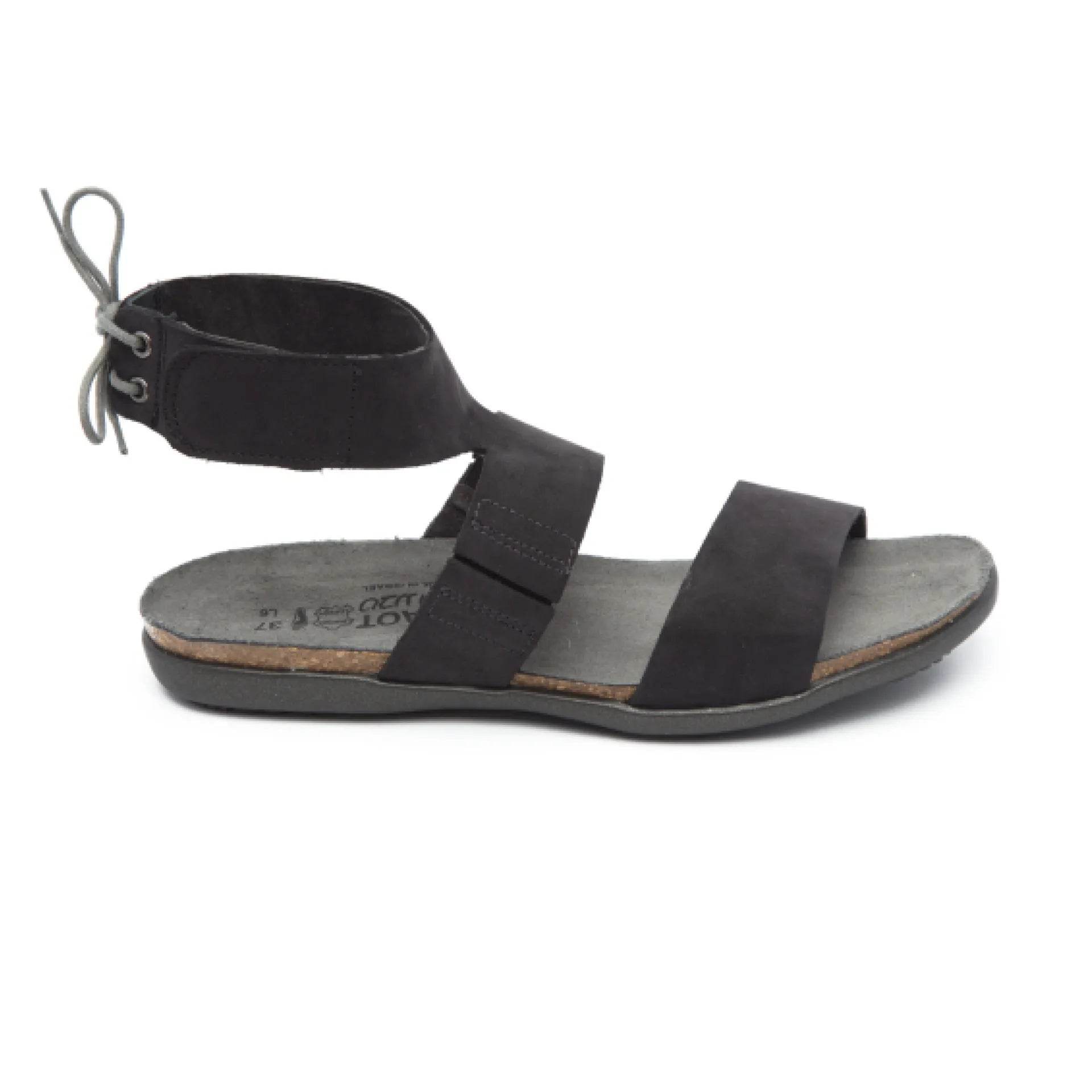 נעל לריסה נ.שחור קטיפתי - נאות ישראל