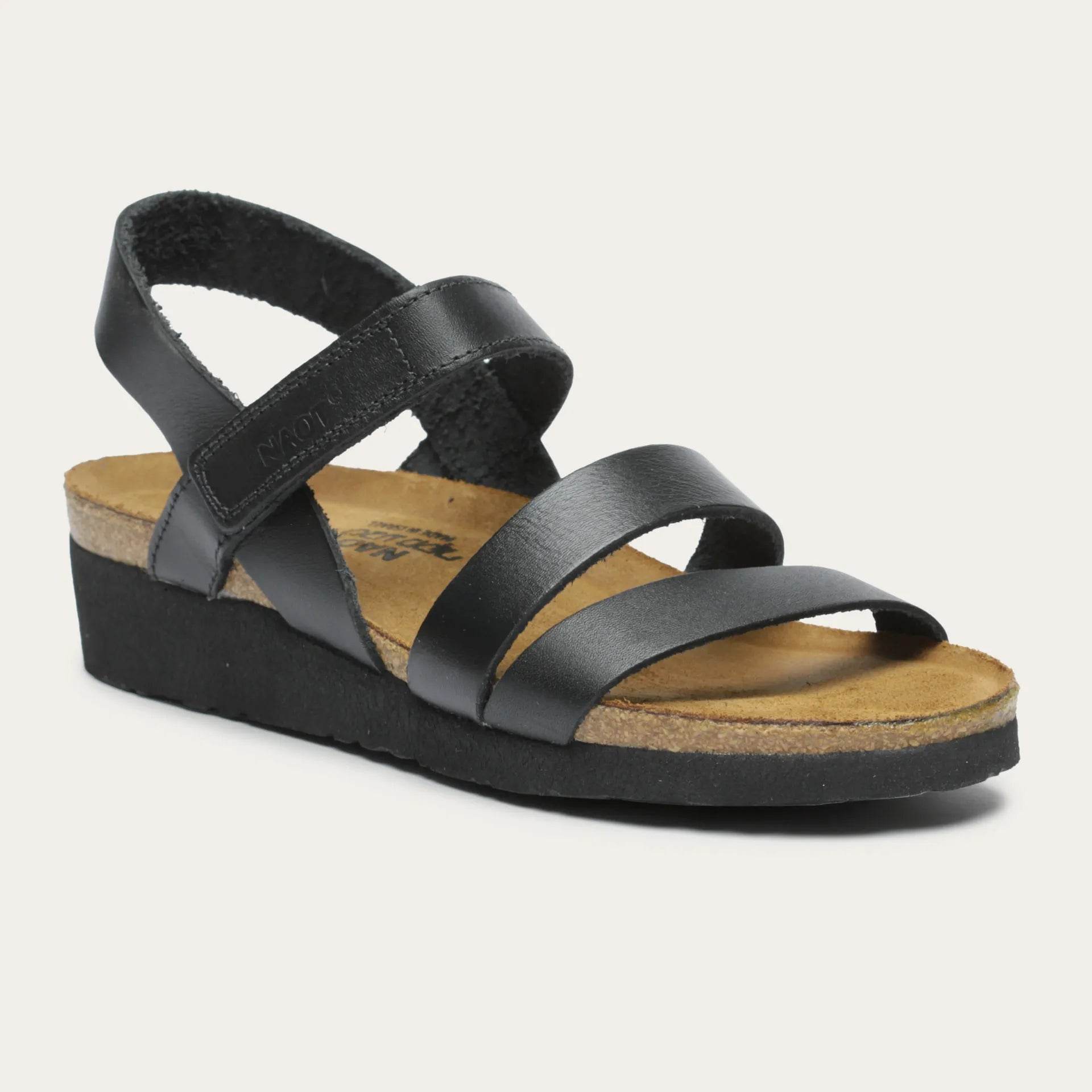 נעל קיילה רחב GAUC ע.שחור משומן מט - נאות ישראל