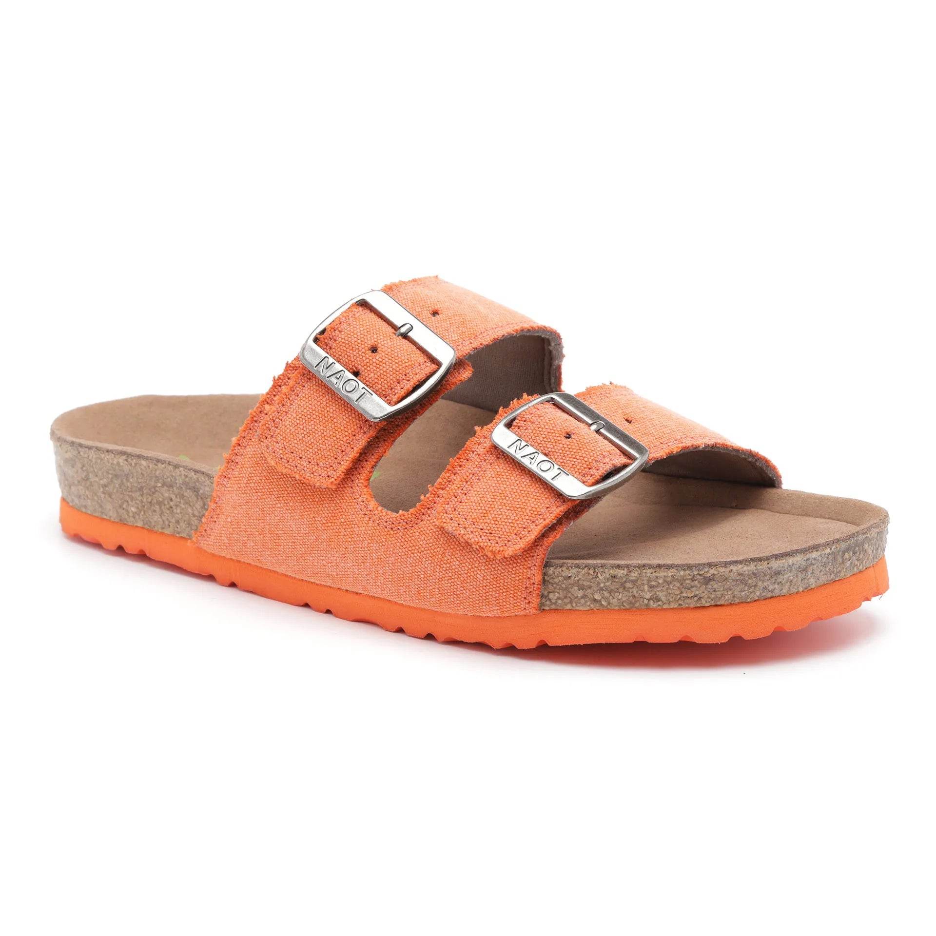 נעל שחר אריג קנבס כתום - נאות ישראל