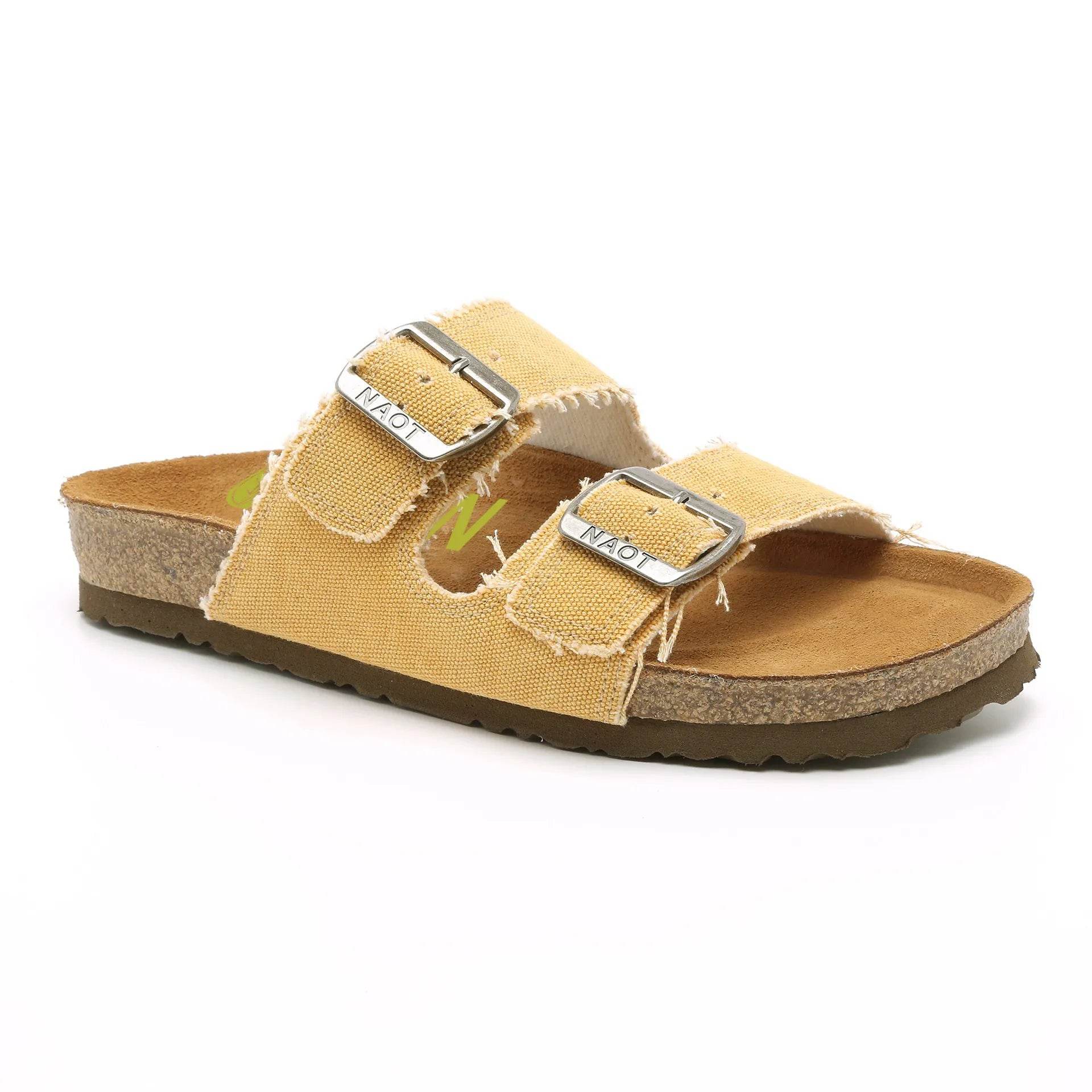 נעל שחר בד קנווס חרדל - נאות ישראל