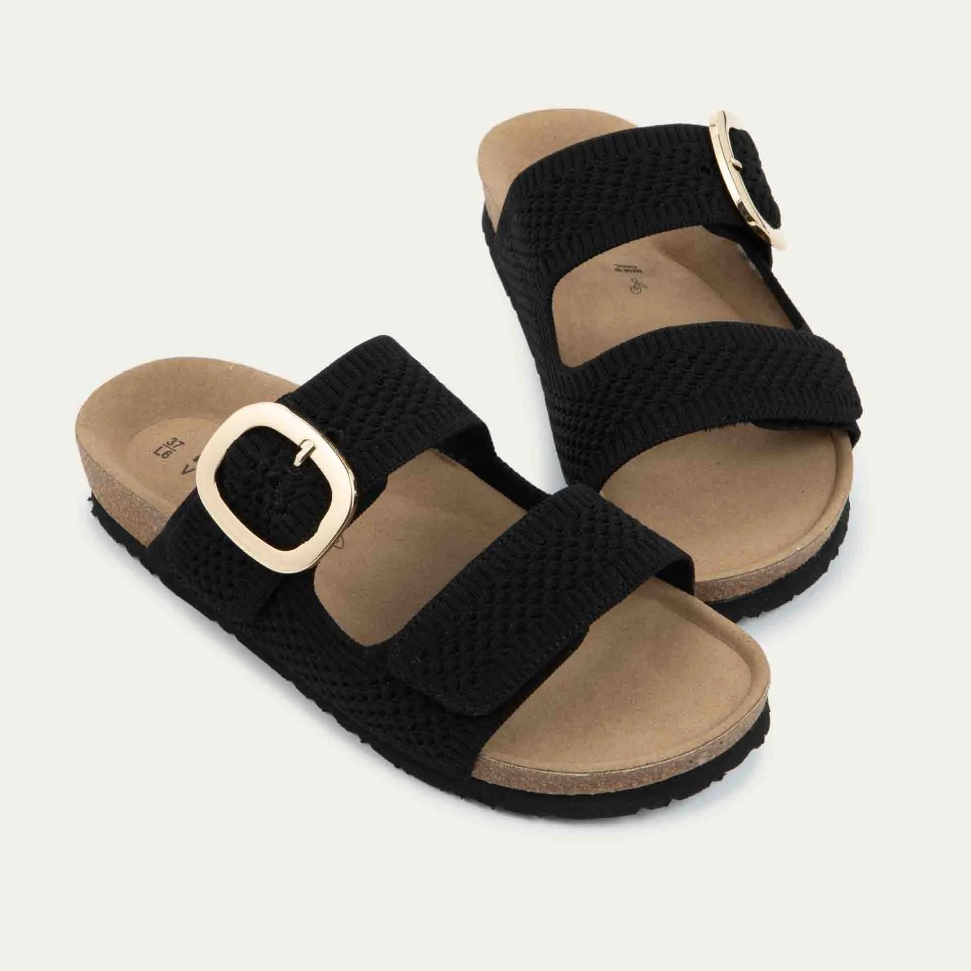 מיאמי ויגן גפה שחורה אריג קנבס 90