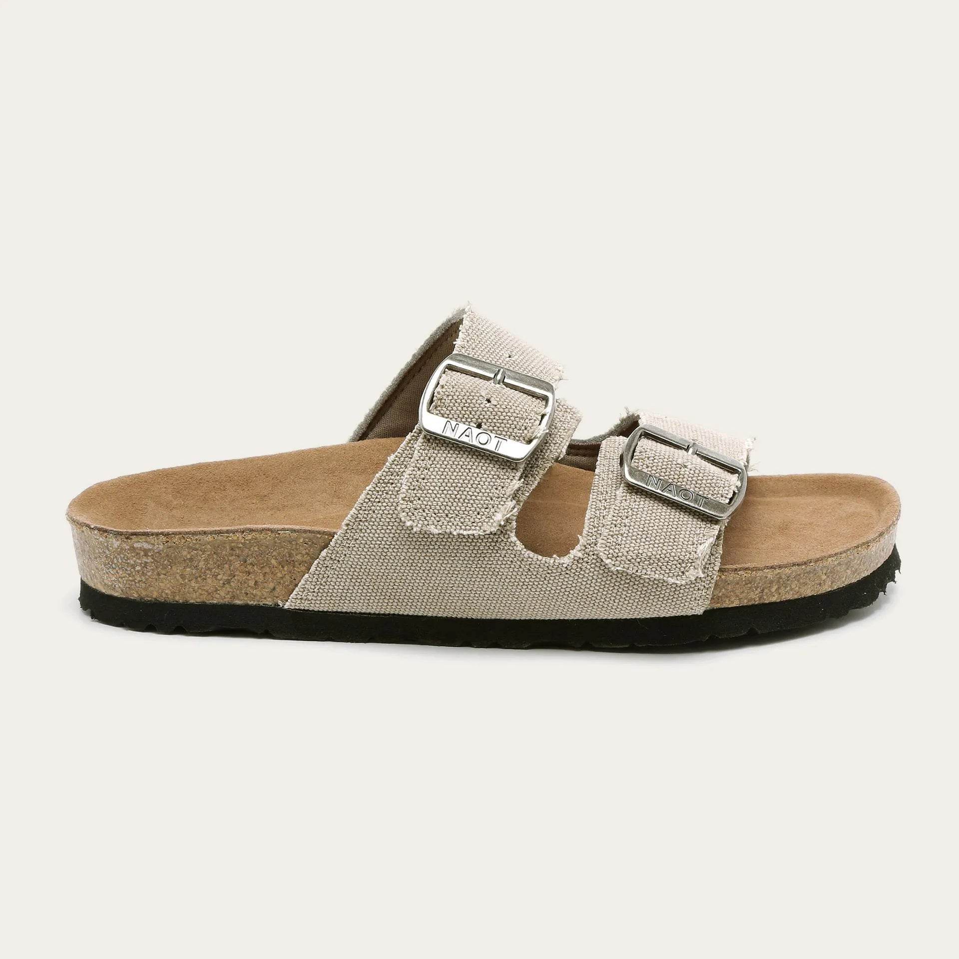 נעל שחר ויגן גבר בד קנווס פשתן - נאות ישראל