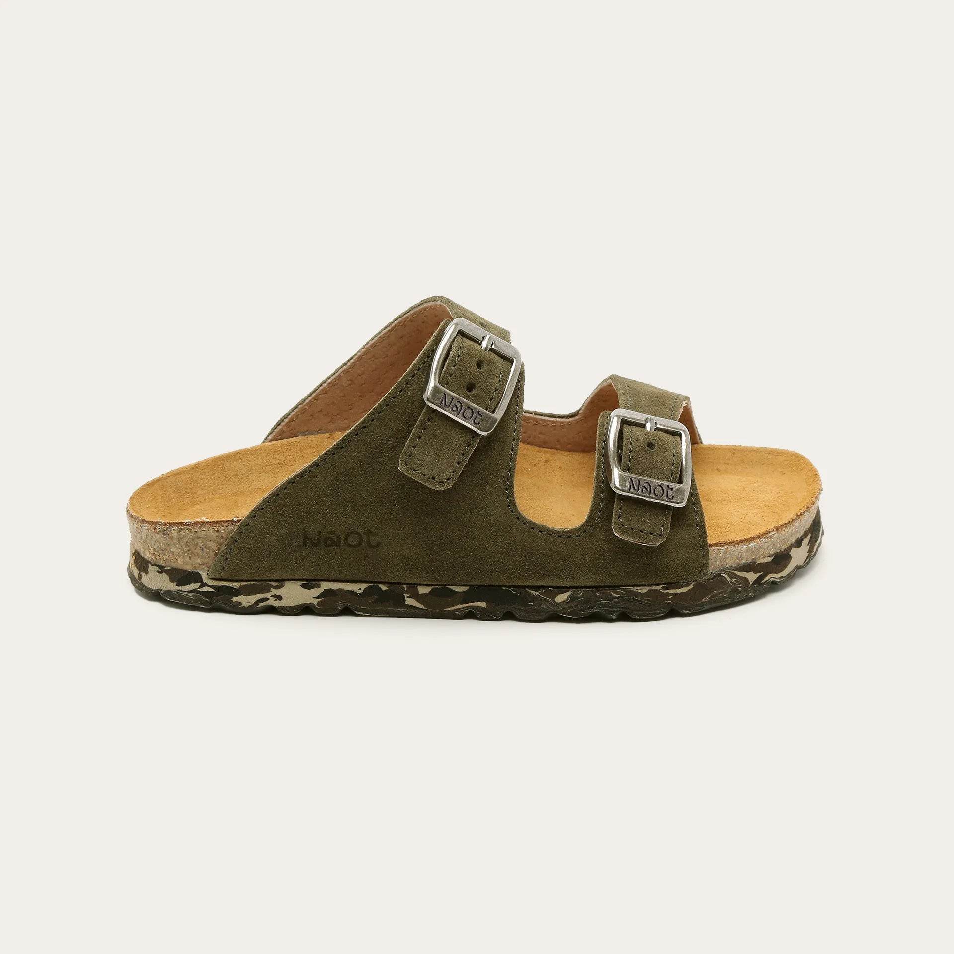 נעל שחר ילדים שפ.ירוק זית משומן - נאות ישראל