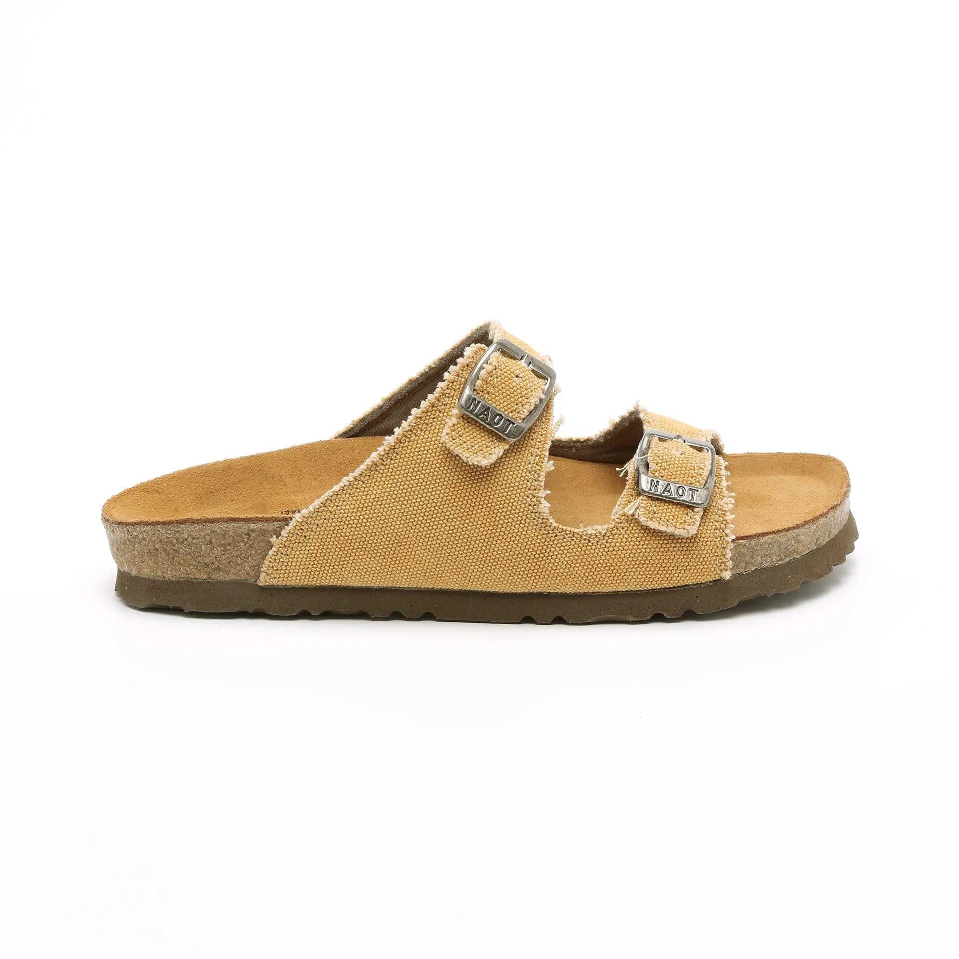 נעל שחר קנבס ילד בד קנווס חרדל - נאות ישראל