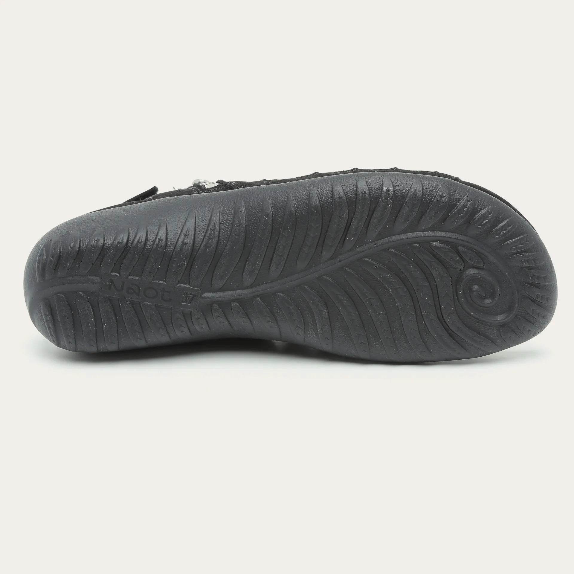 נעל פיטאו נ.שחור קטיפתי - נאות ישראל