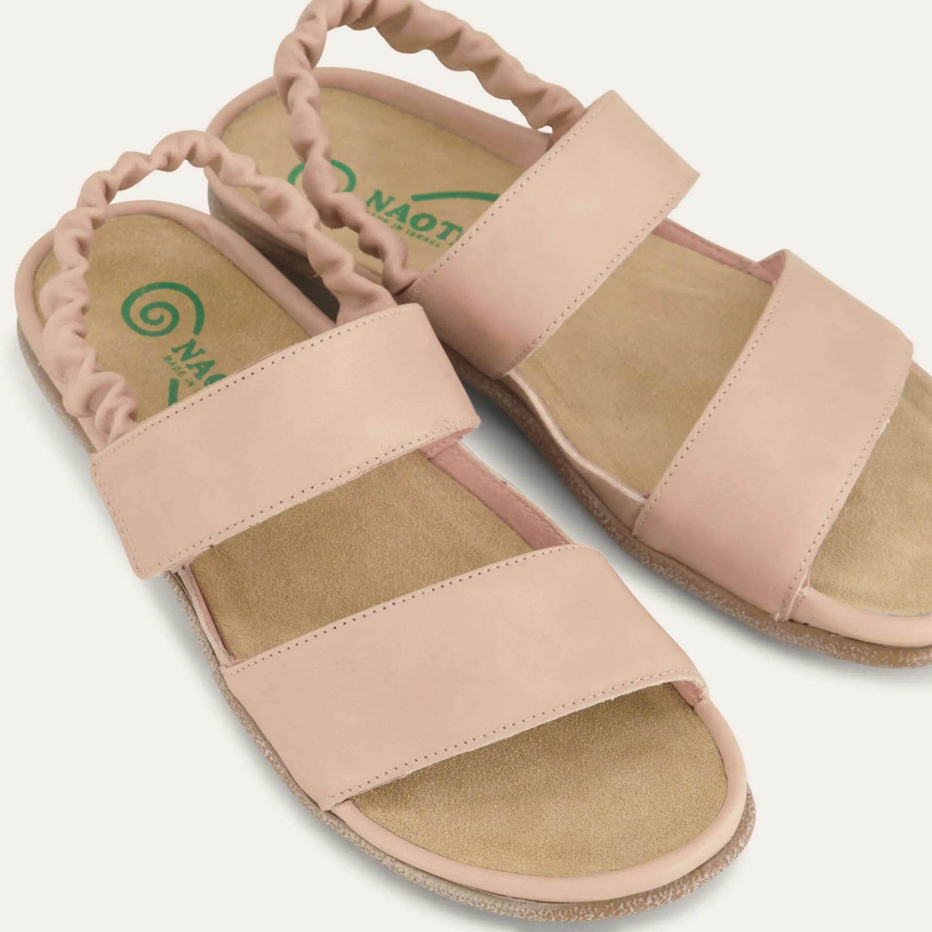 נעל פטיקי עור ליבנה בז'- 11 - נאות ישראל