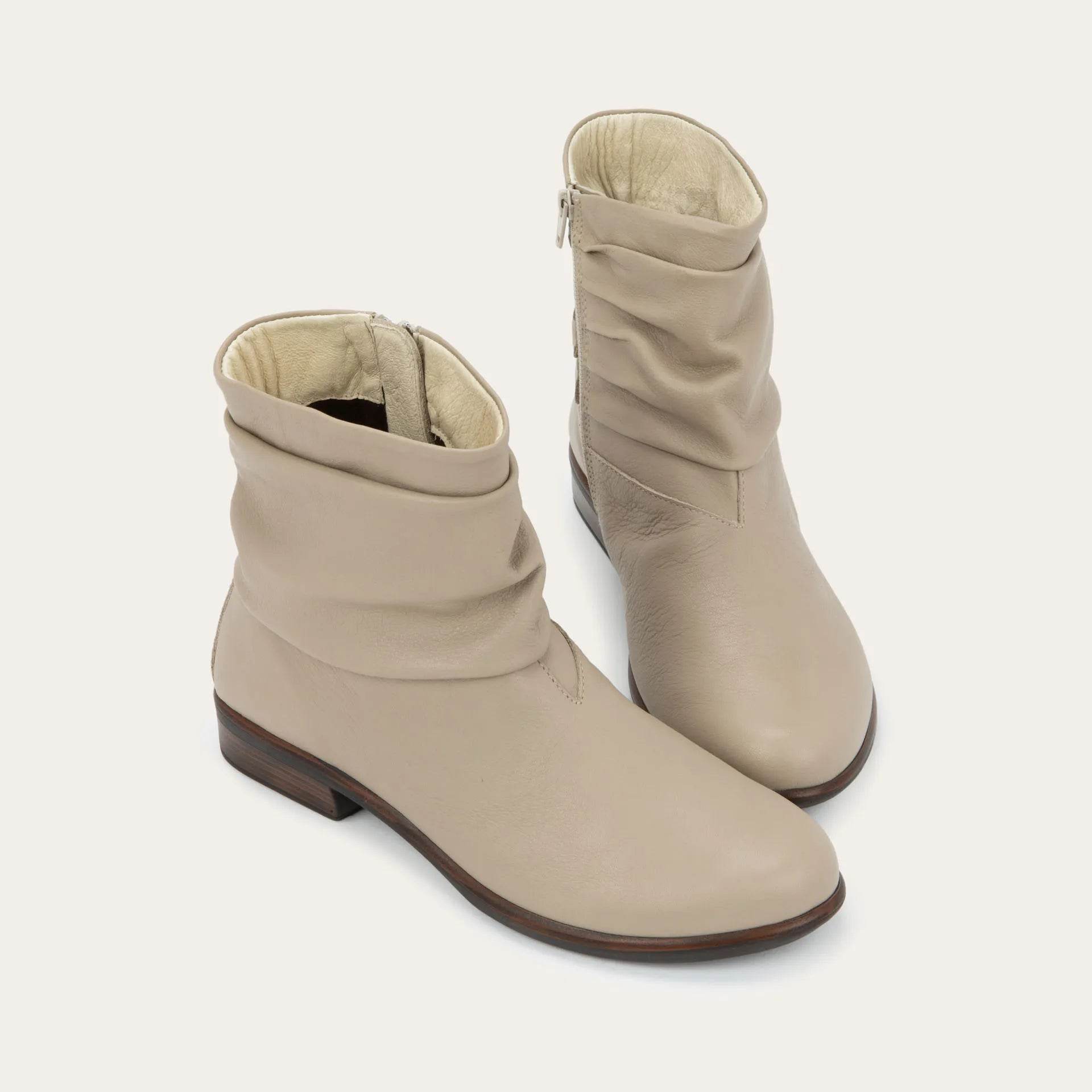 נעל בריסוטה עור רך פשתן - נאות ישראל