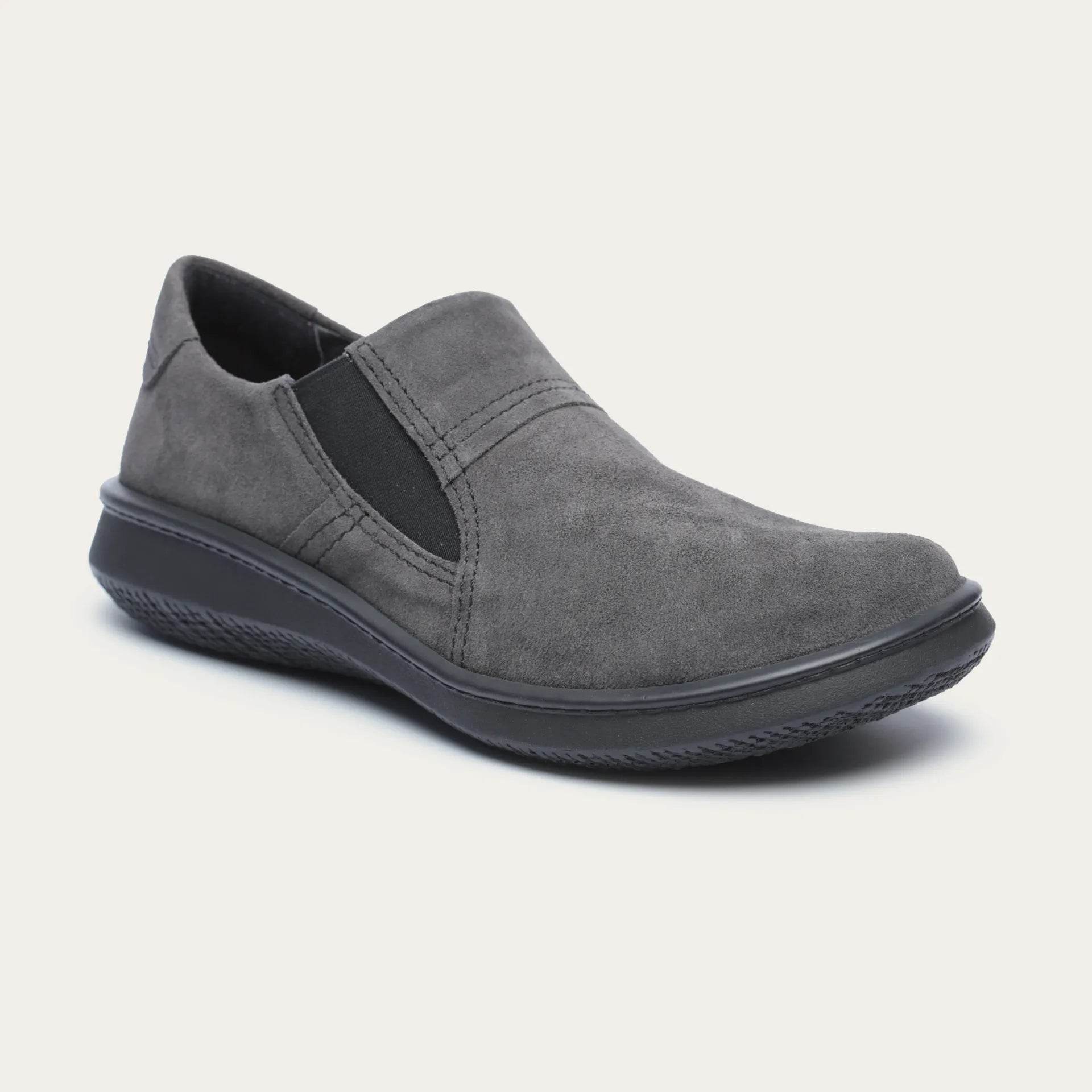 נעל לאבה ע.אפור זמש - נאות ישראל