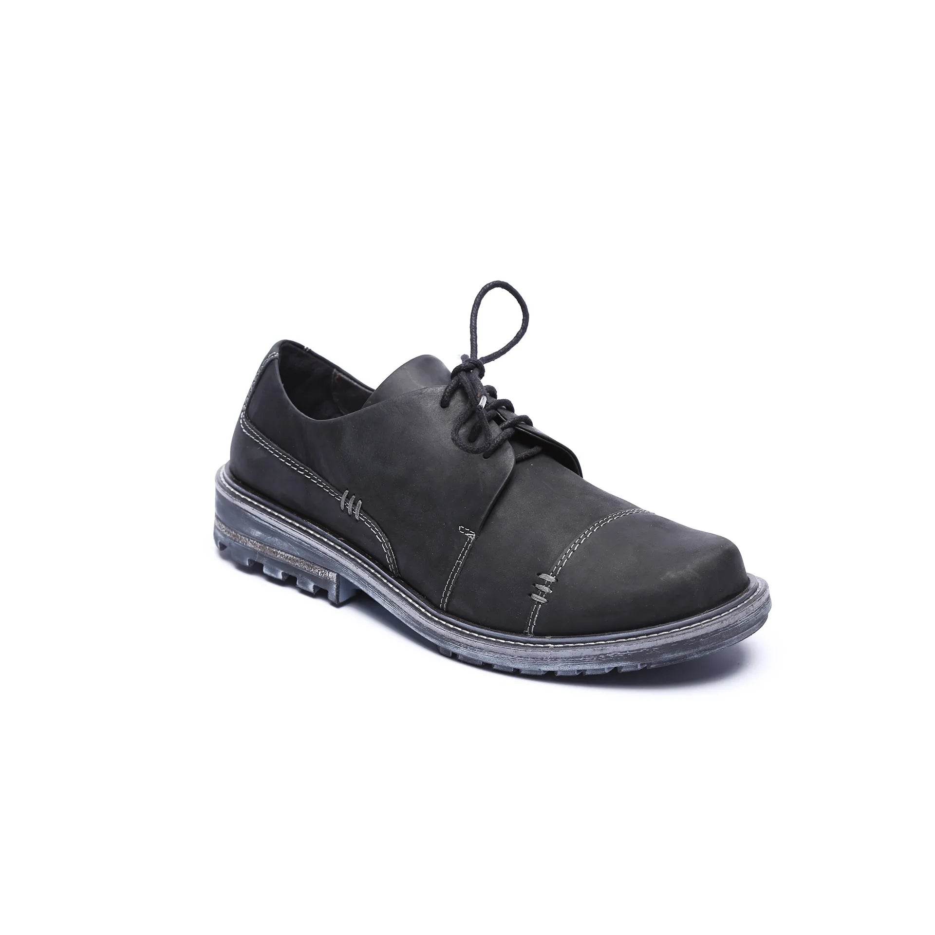 נעל סימיאו נובוק שחור פחם משומן - נאות ישראל