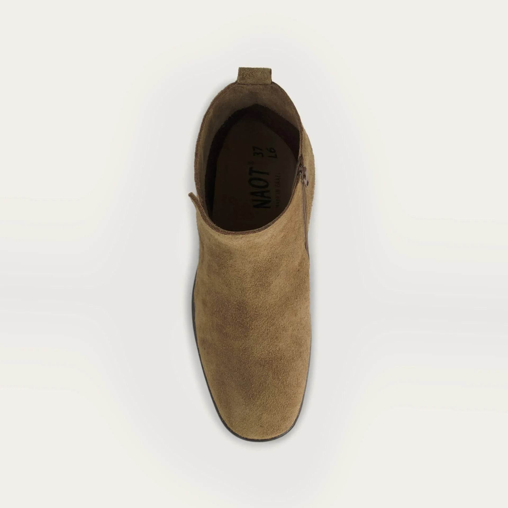 נעל אתיק עור שפאלט חום גנטלמן - נאות ישראל