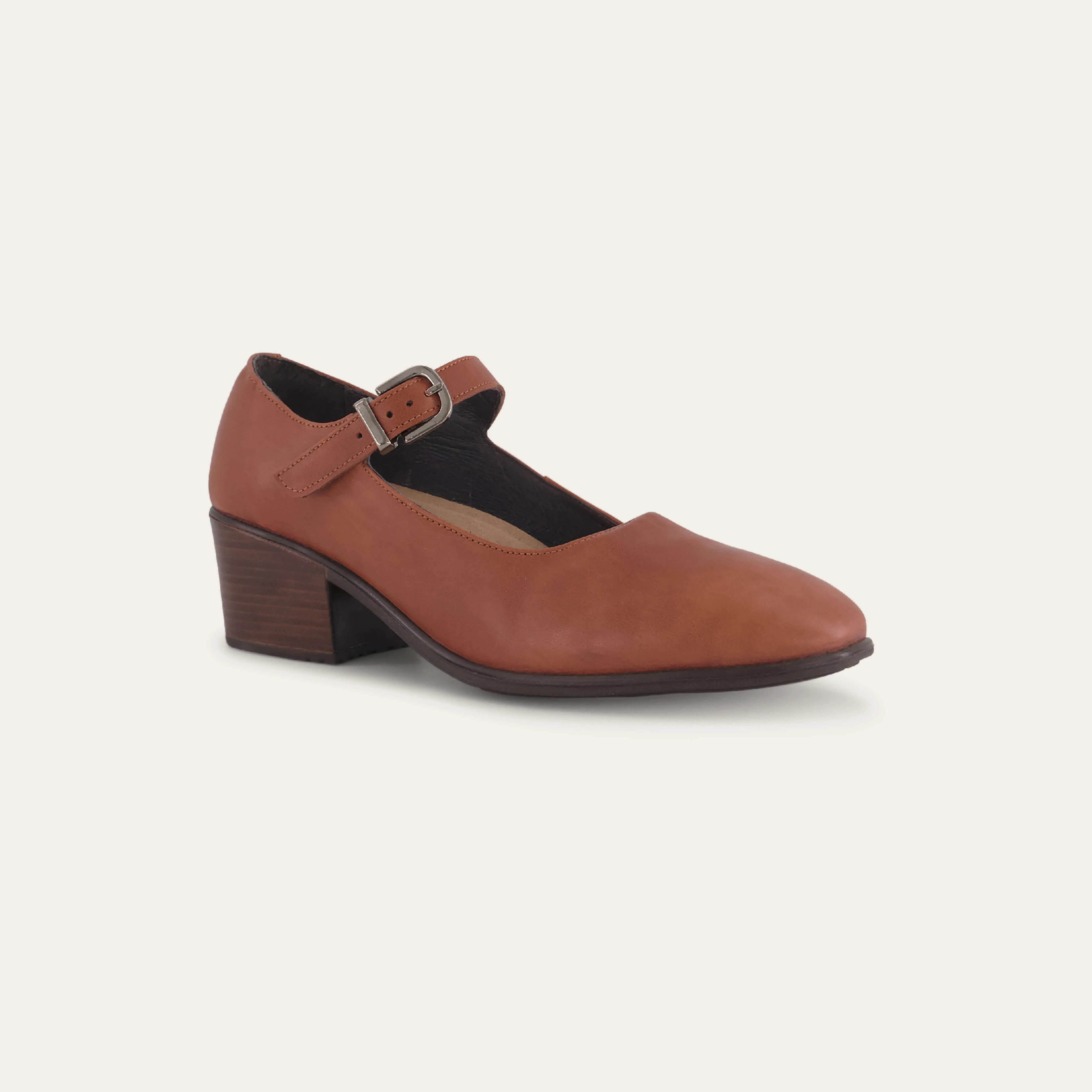 נעל דיוושיין עור חום ברנדי - נאות ישראל