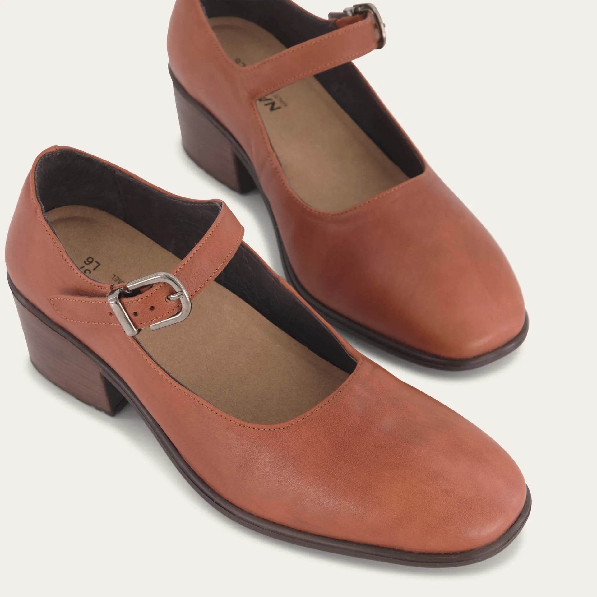 נעל דיוושיין עור חום ברנדי - נאות ישראל