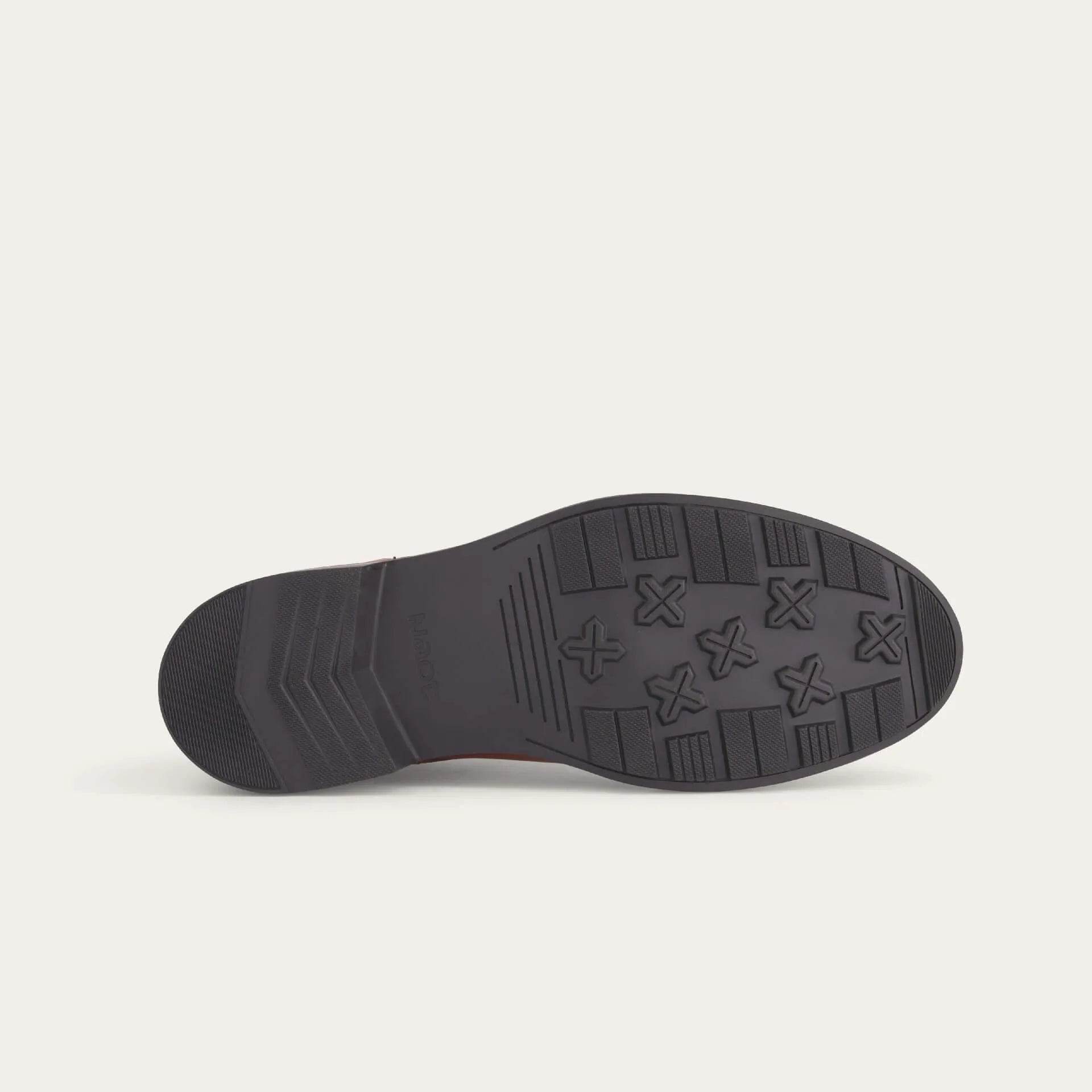 נעל בונדוס עור חום ברנדי - נאות ישראל