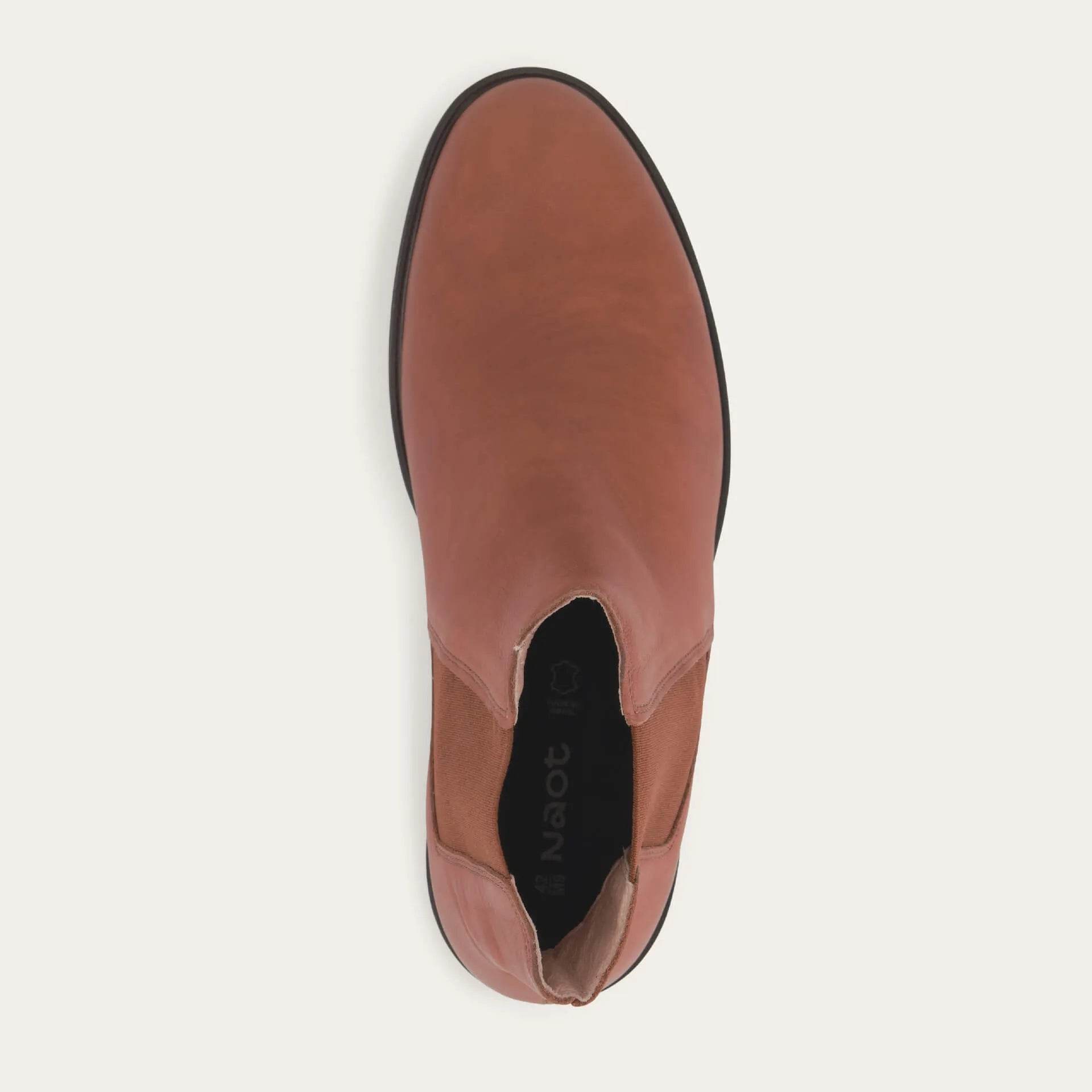 נעל וושינגטון עור חום ברנדי - נאות ישראל