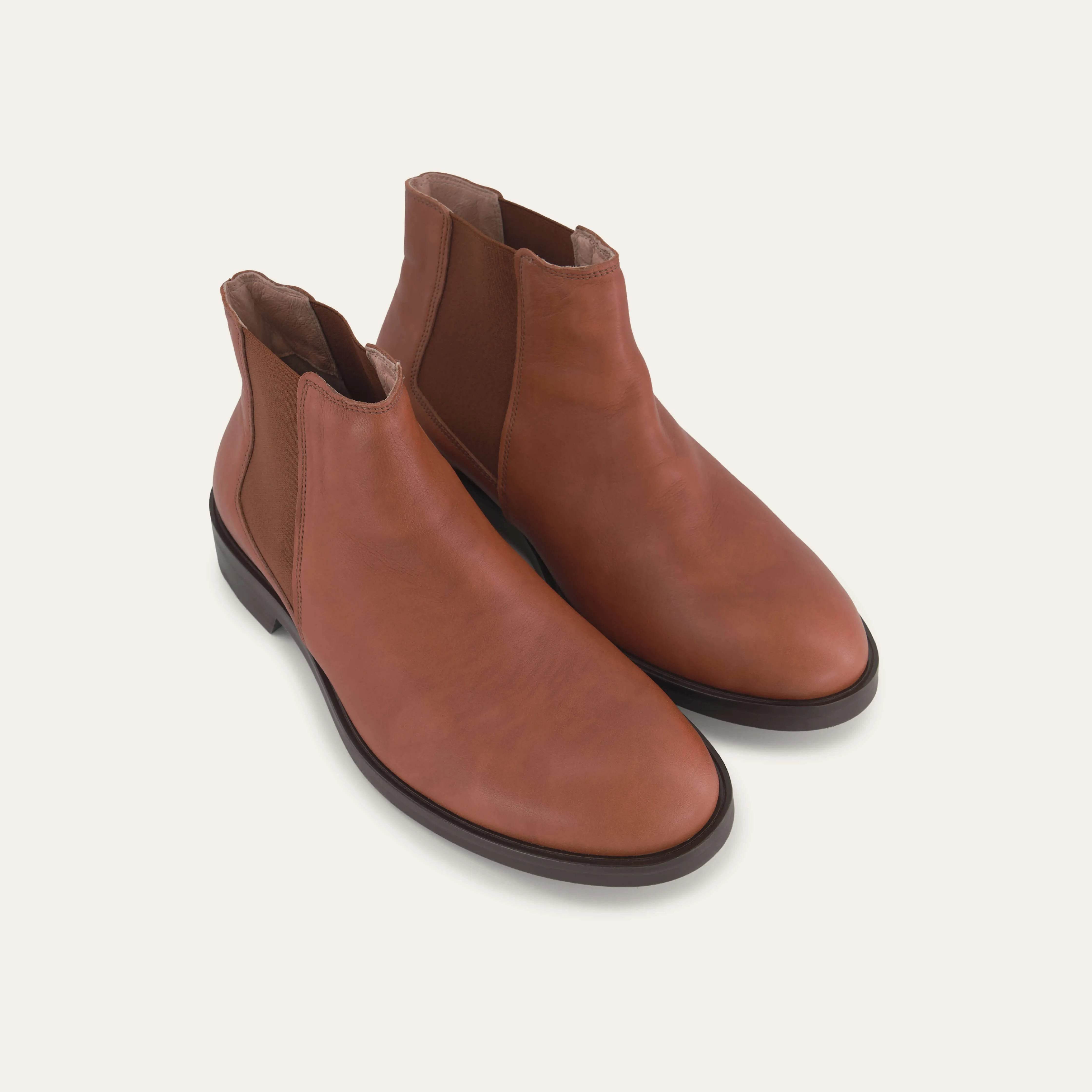 נעל וושינגטון עור חום ברנדי - נאות ישראל