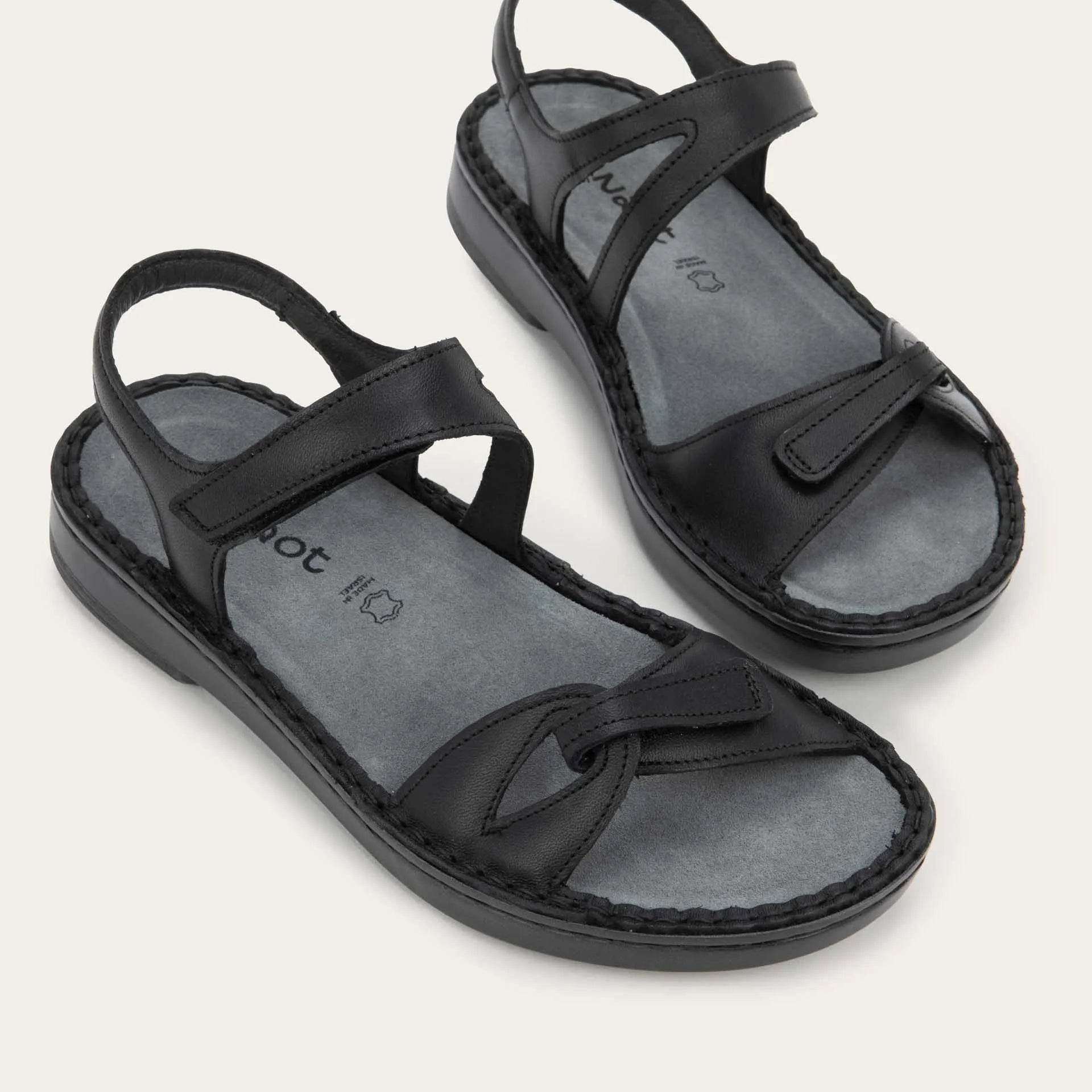 נעל אבורה ע.שחור מט - נאות ישראל