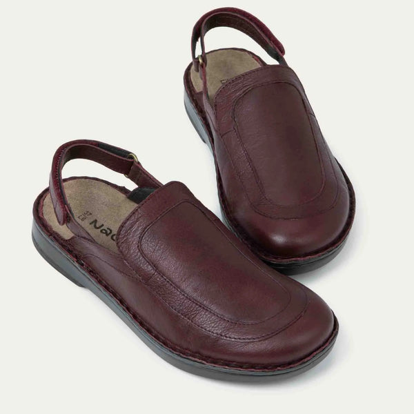 נעל בוראנו עור בורדו רך - נאות ישראל