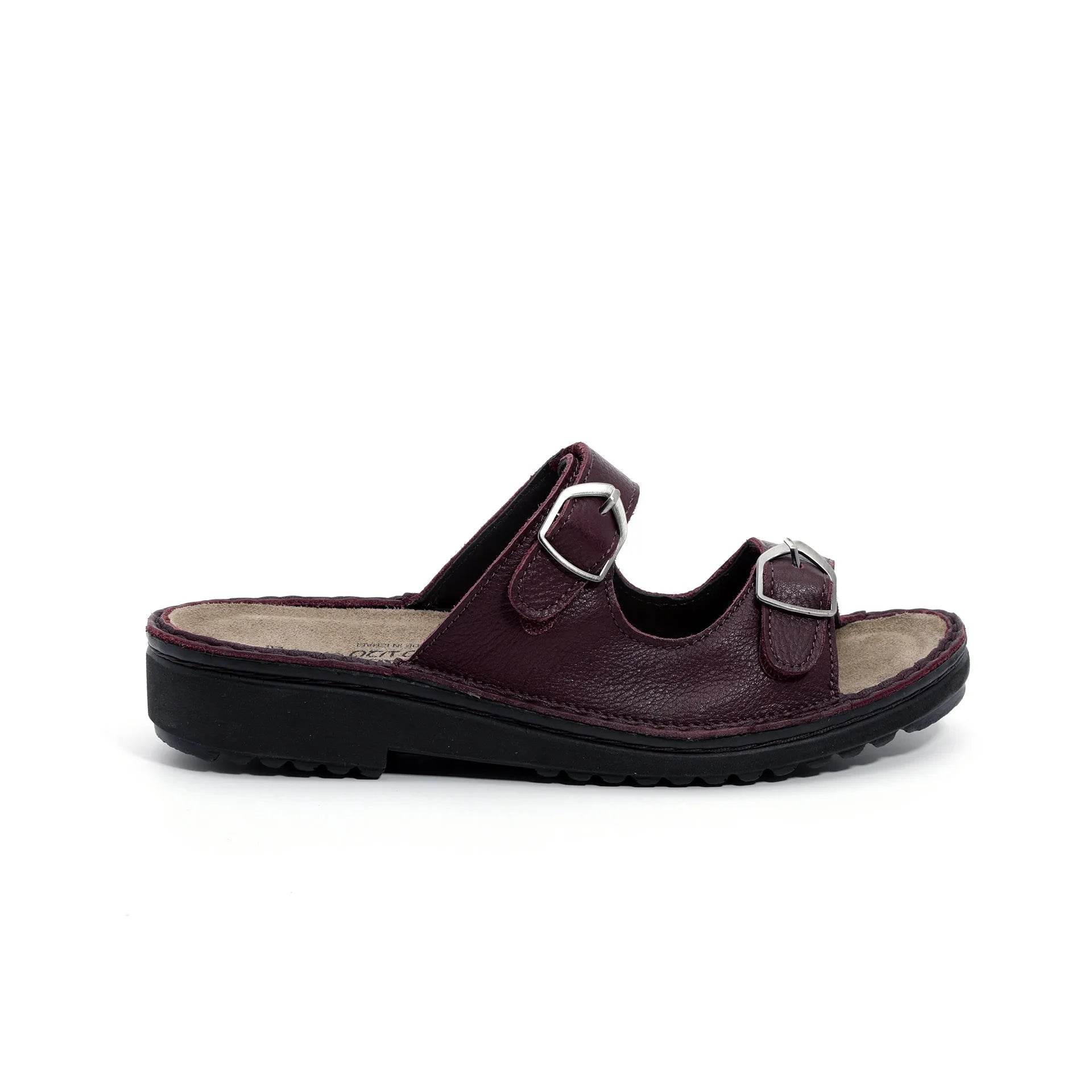 נעל סיגה עור בורדו רך - נאות ישראל