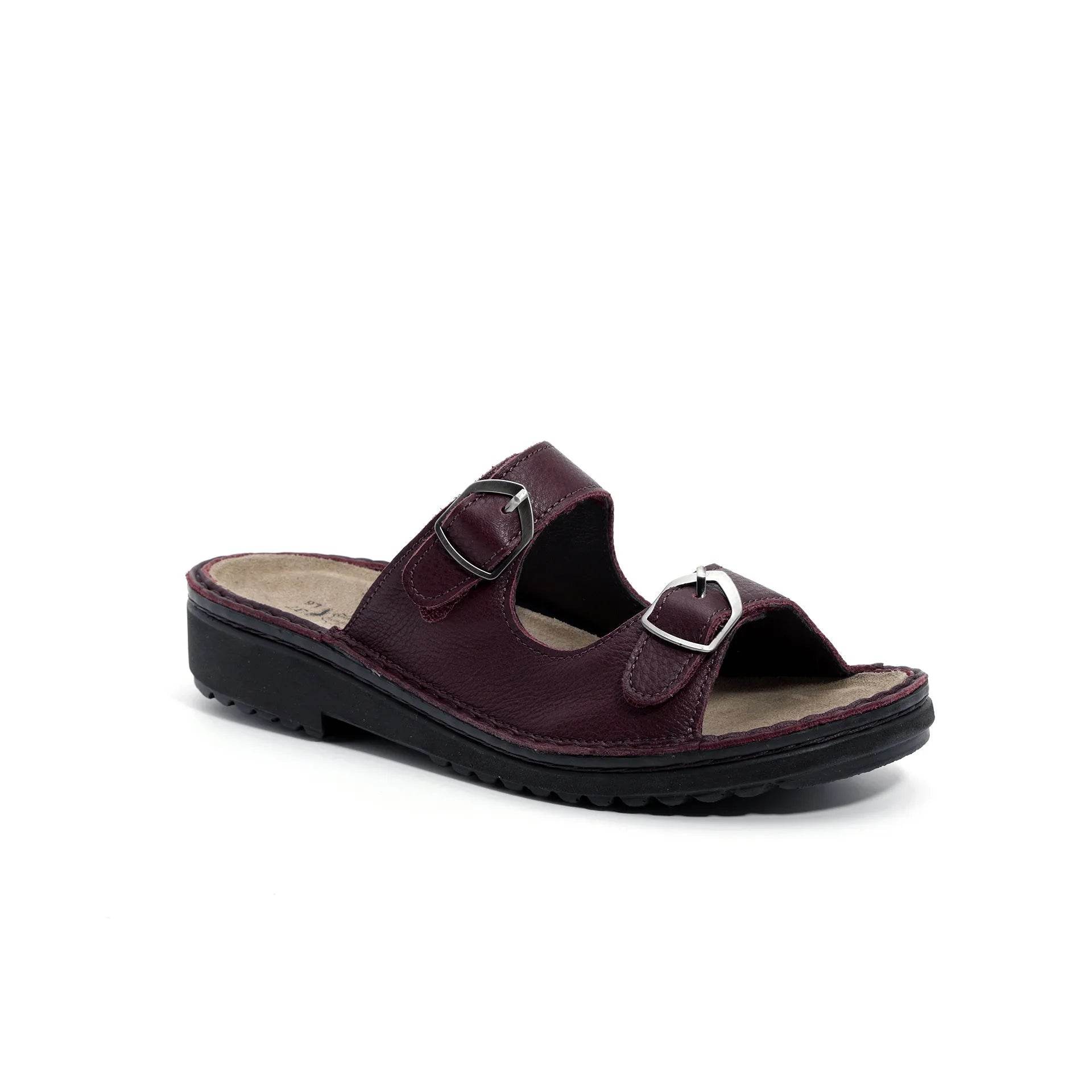 נעל סיגה עור בורדו רך - נאות ישראל