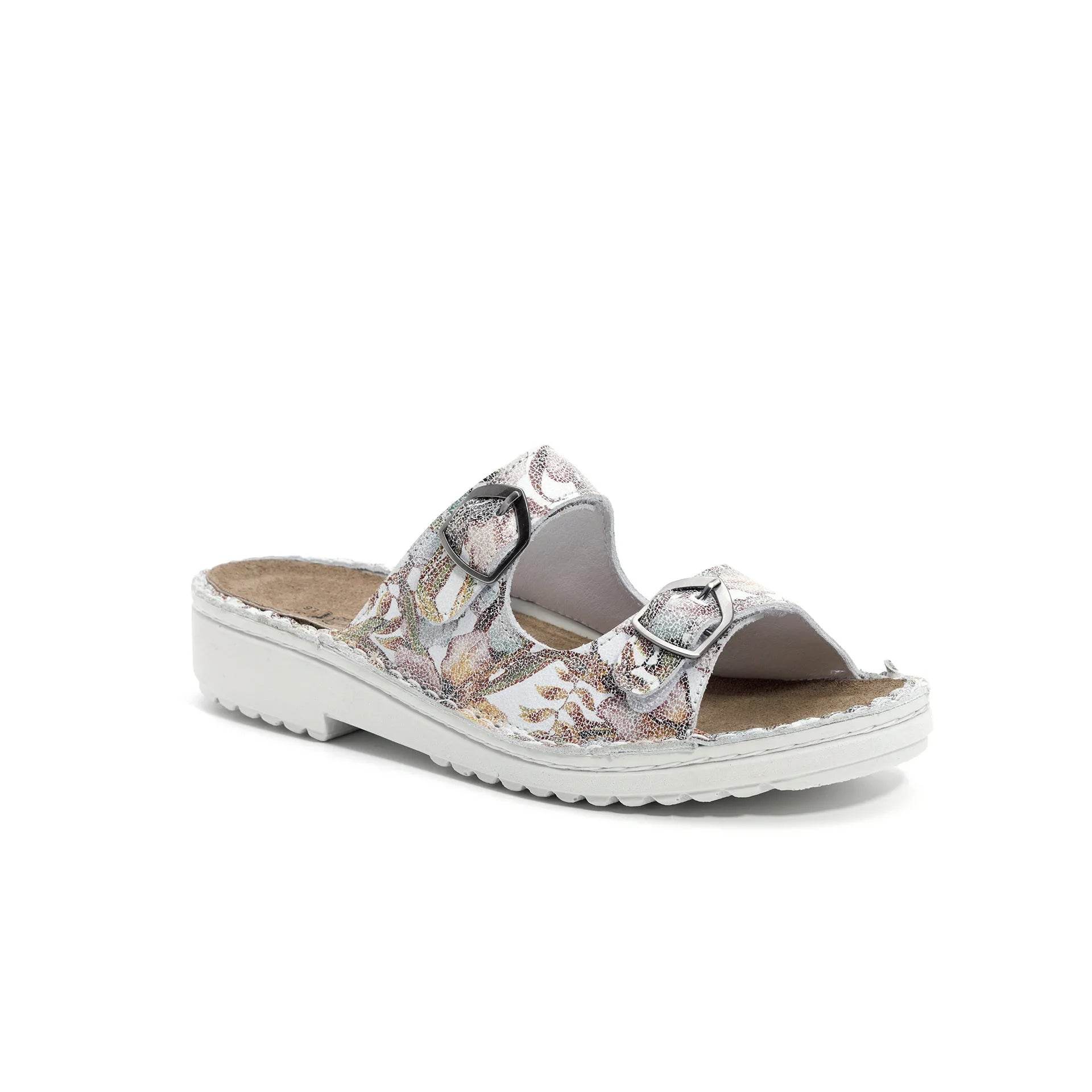 נעל סיגה ש.פרחוני כתום ומנטה - נאות ישראל