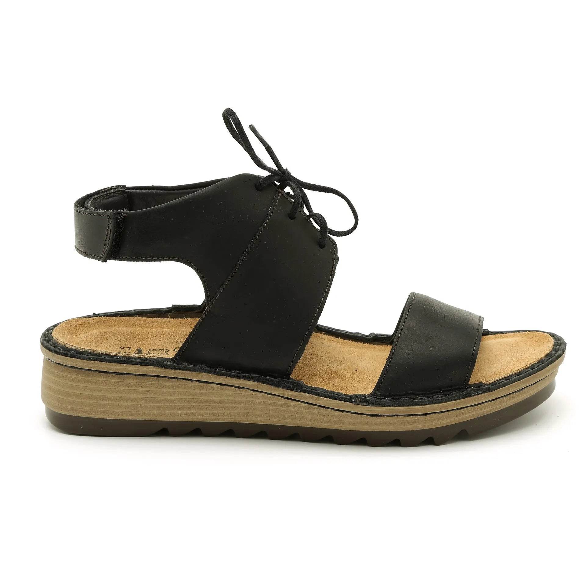 נעל אלפיקולה נובוק שחור פחם משומן - נאות ישראל