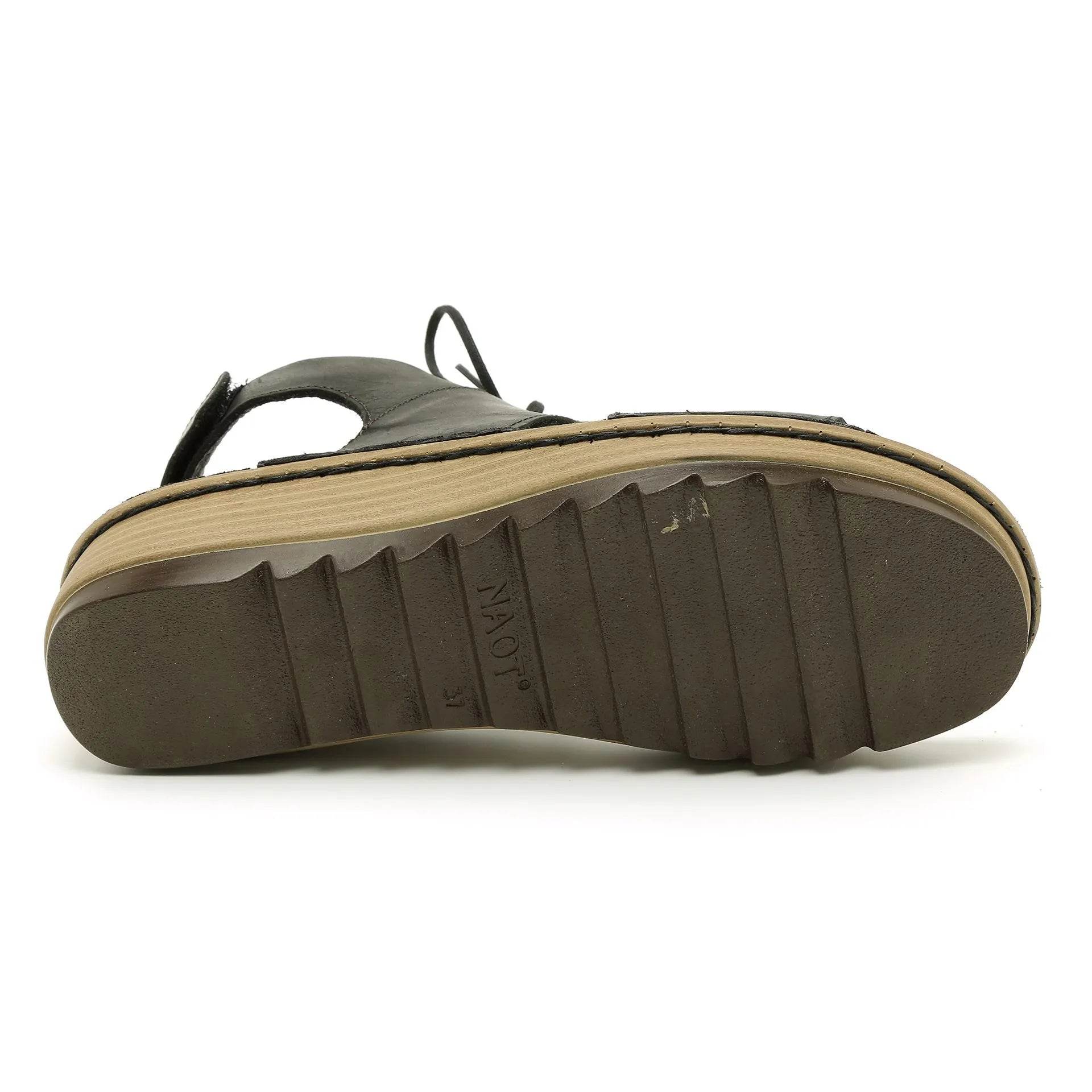 נעל אלפיקולה נובוק שחור פחם משומן - נאות ישראל