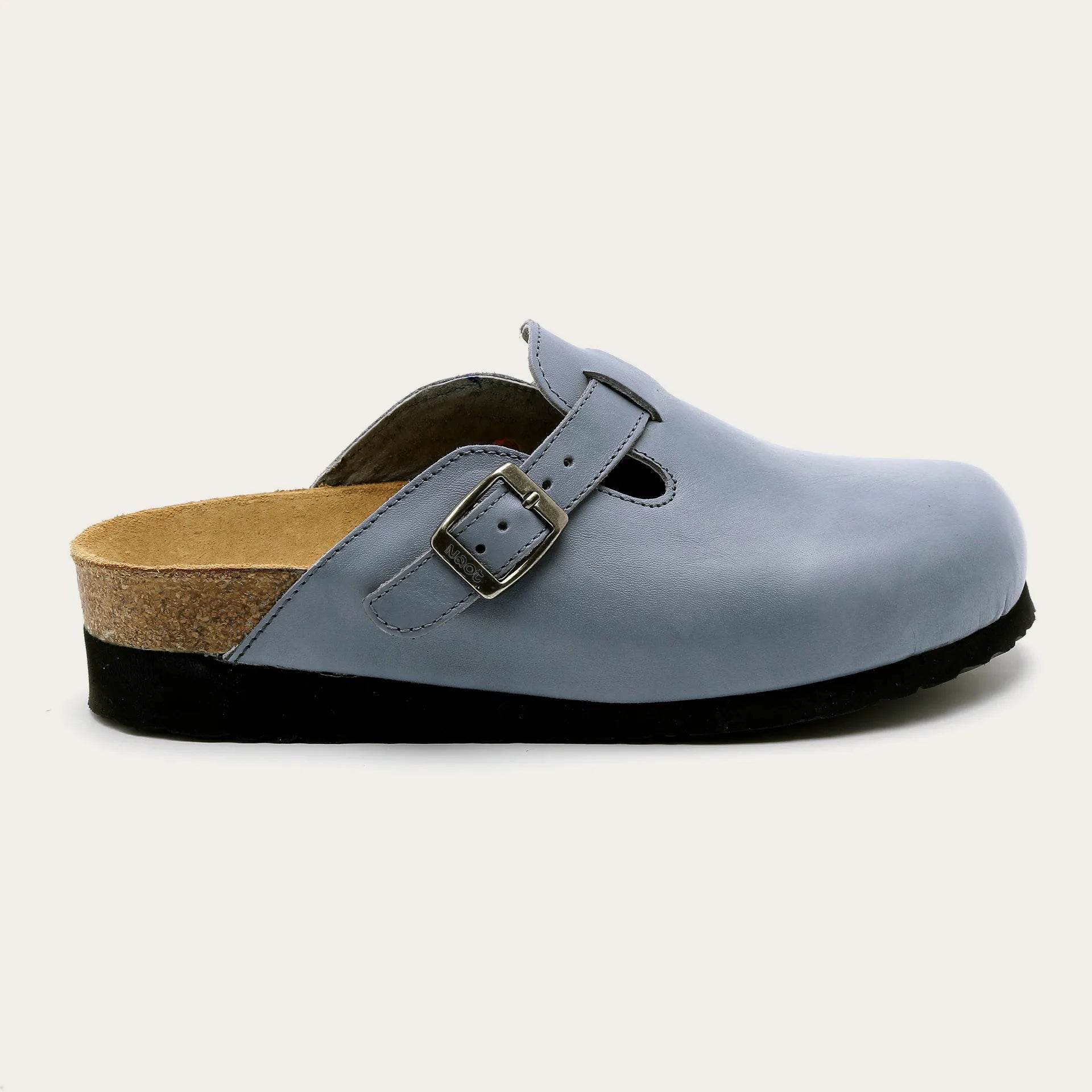 נעל אביב נשים עור כחול שמיים - נאות ישראל