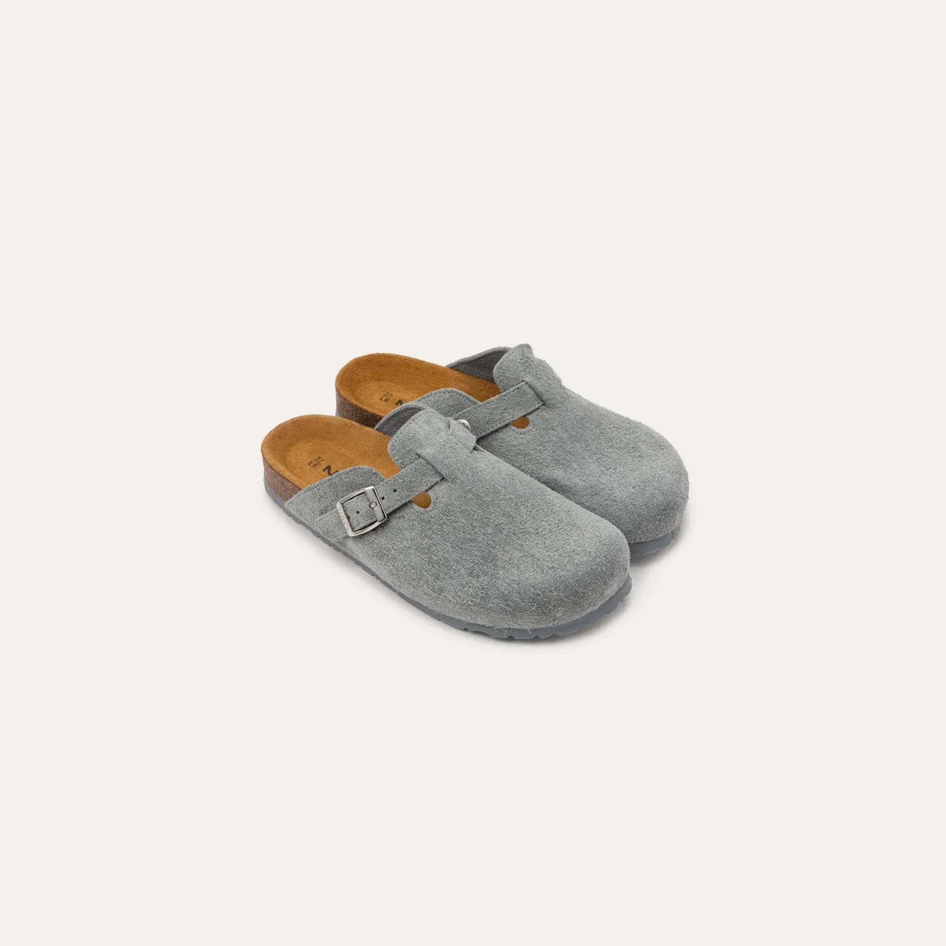 נעל אביב גבר שפלט שעיר אפור קואלה - נאות ישראל