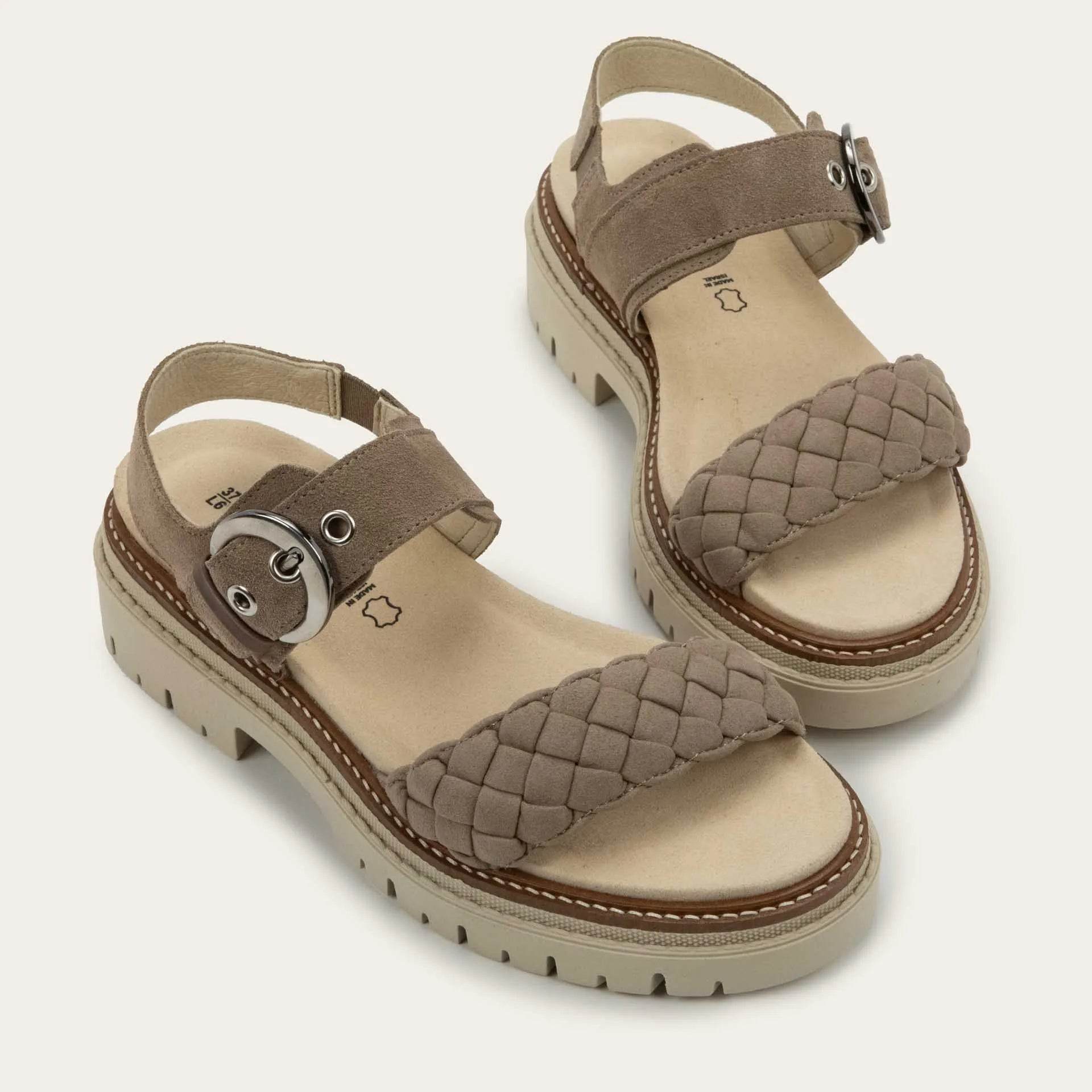 נעל גרוב שפלט פטריה חום - נאות ישראל