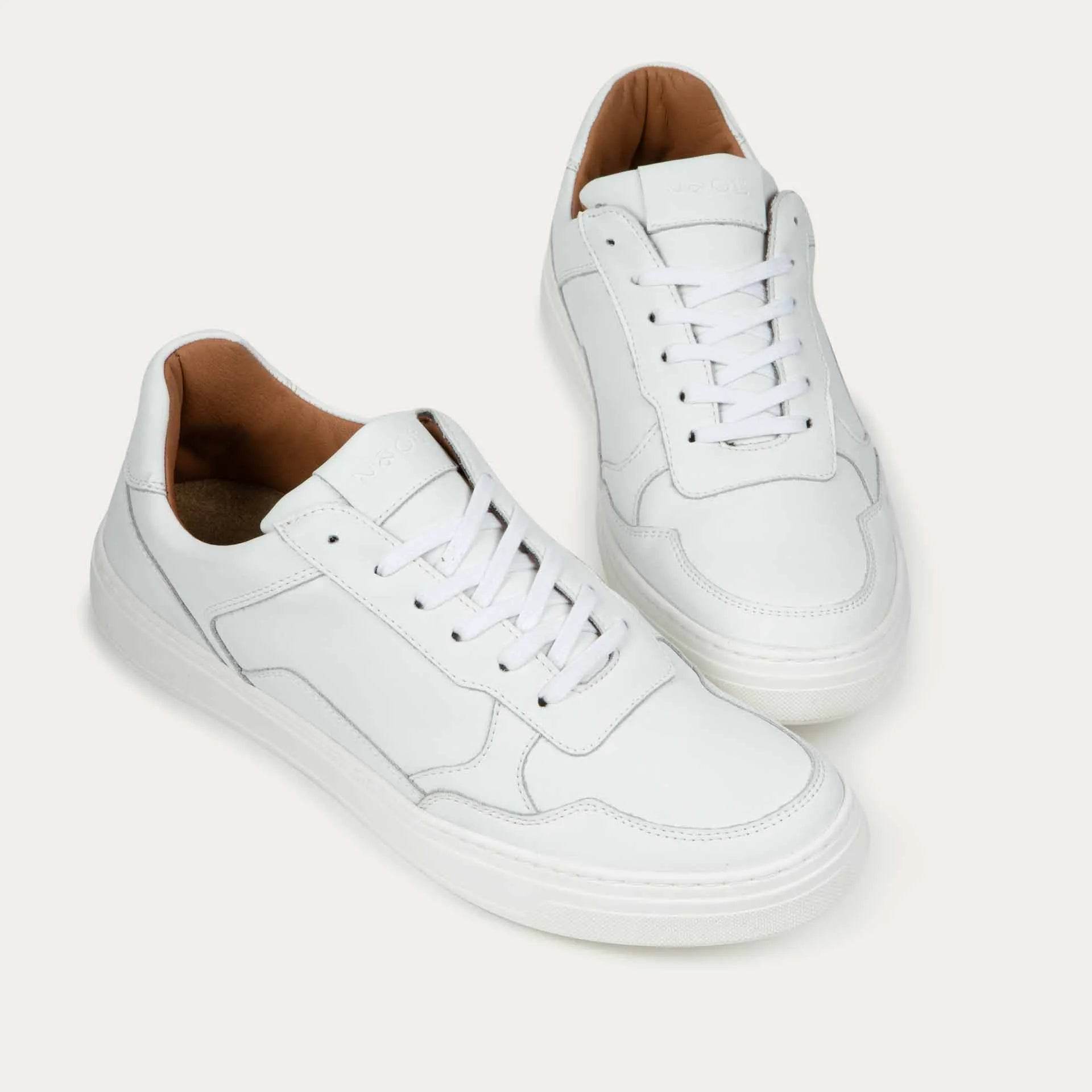 נעל פריים עור לבן. - נאות ישראל