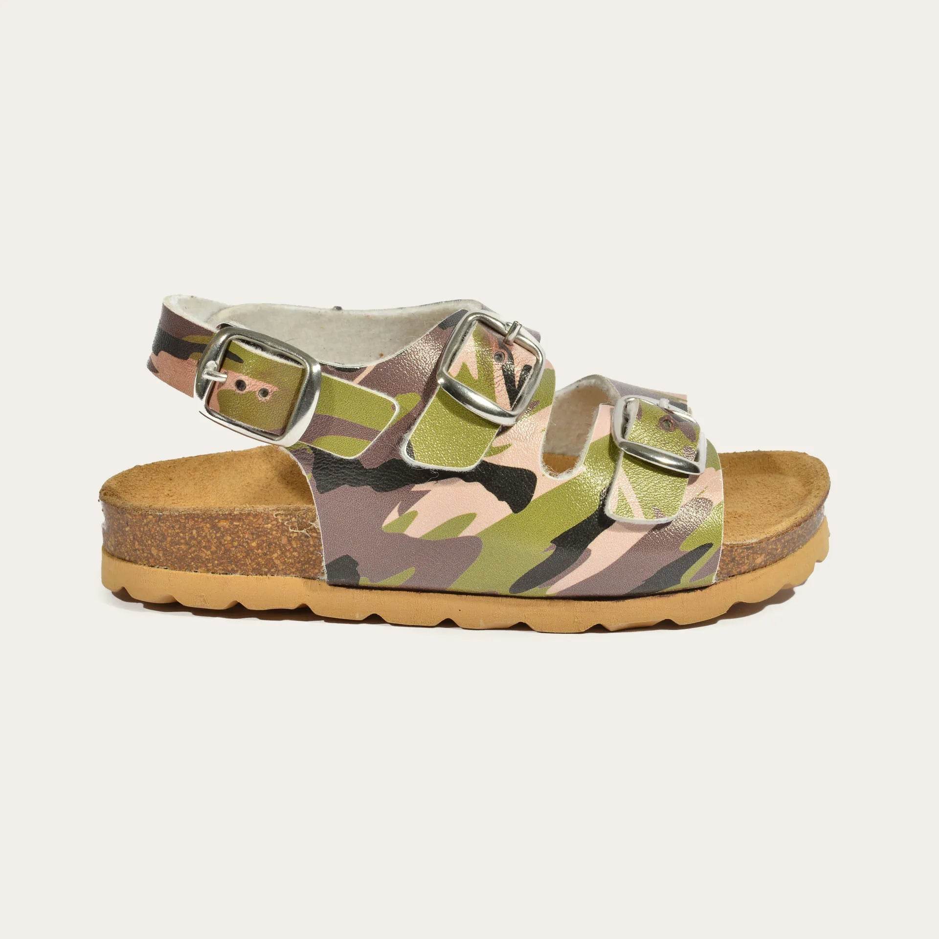 נעל סנדל דקל 16826-S ירוק צבא - נאות ישראל