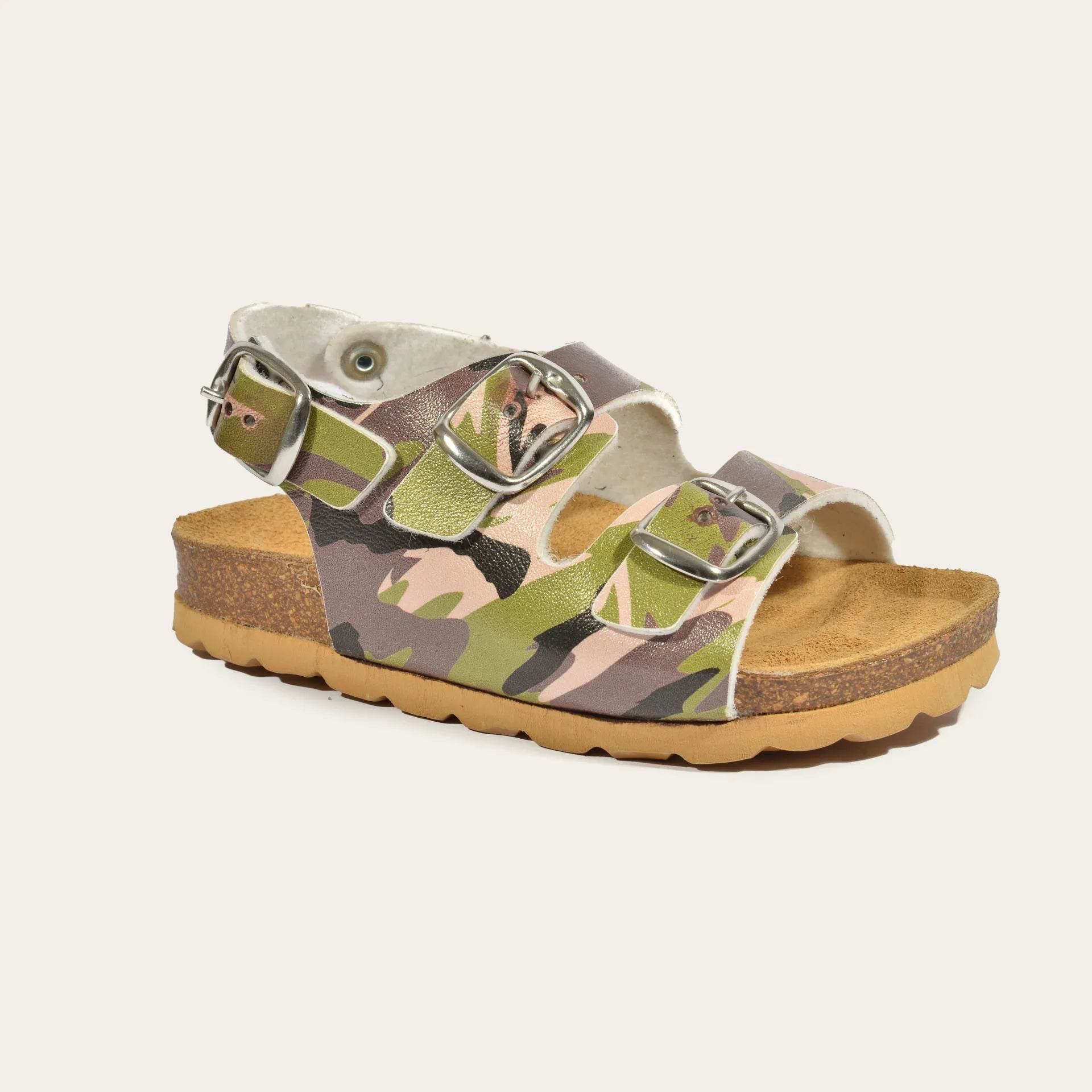 נעל סנדל דקל 16826-S ירוק צבא - נאות ישראל