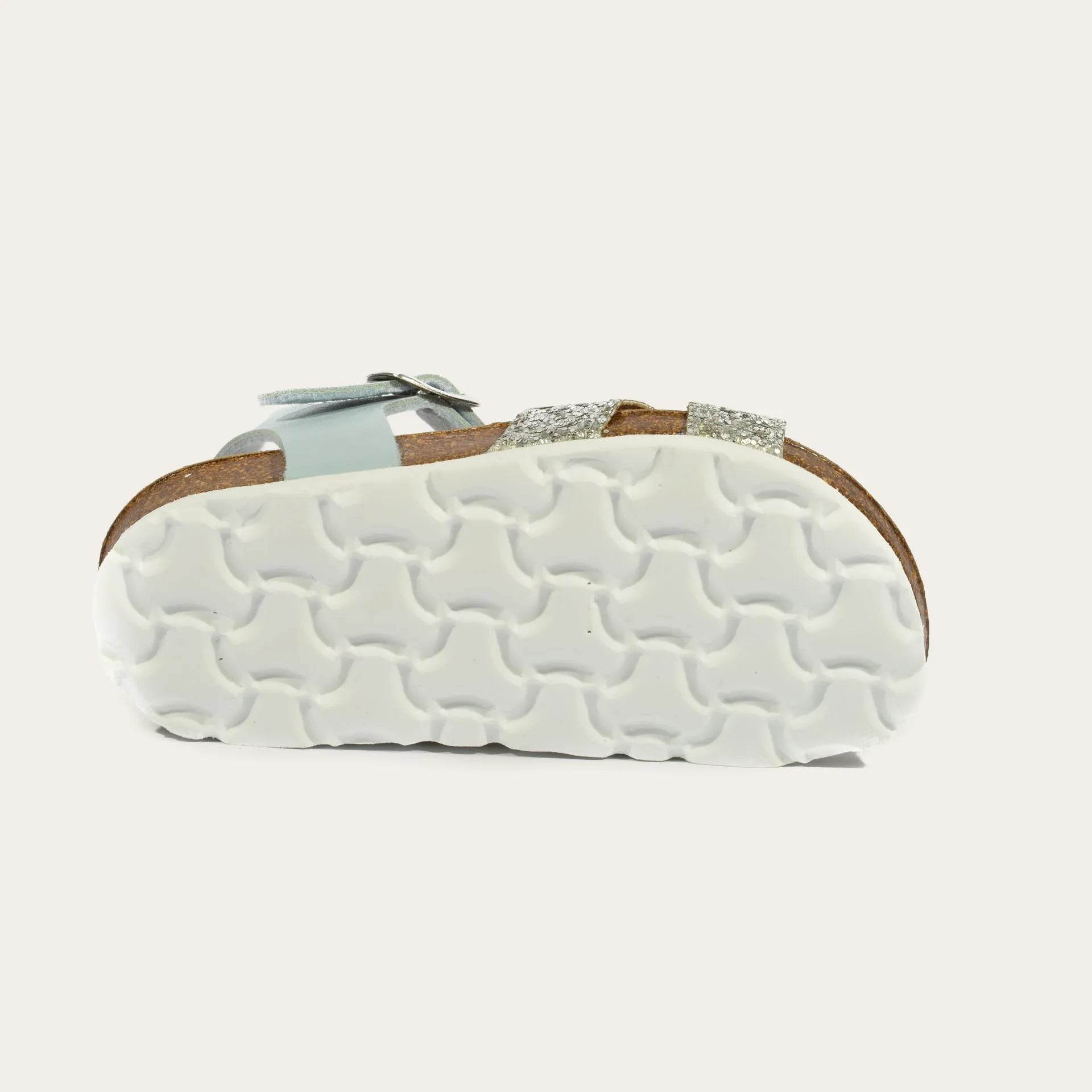 נעל סנדל גפן 19028 כסוף נצנץ - נאות ישראל