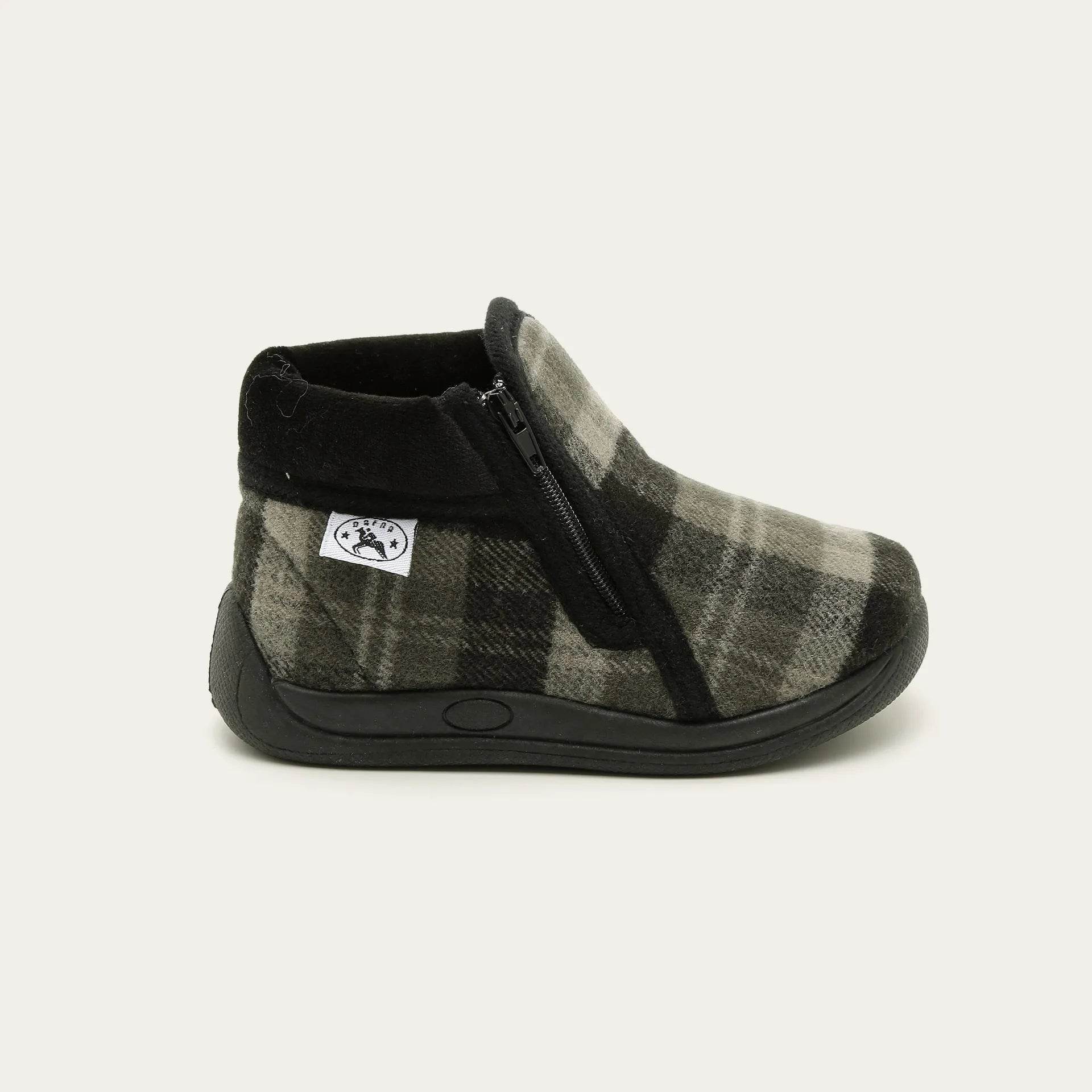 נעל דני משבצות אפור 1004 - נאות ישראל