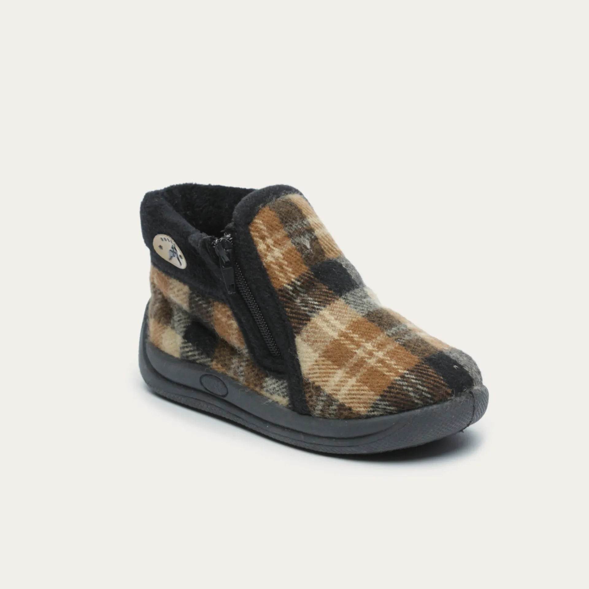 נעל דני משבצות חום 500 - נאות ישראל