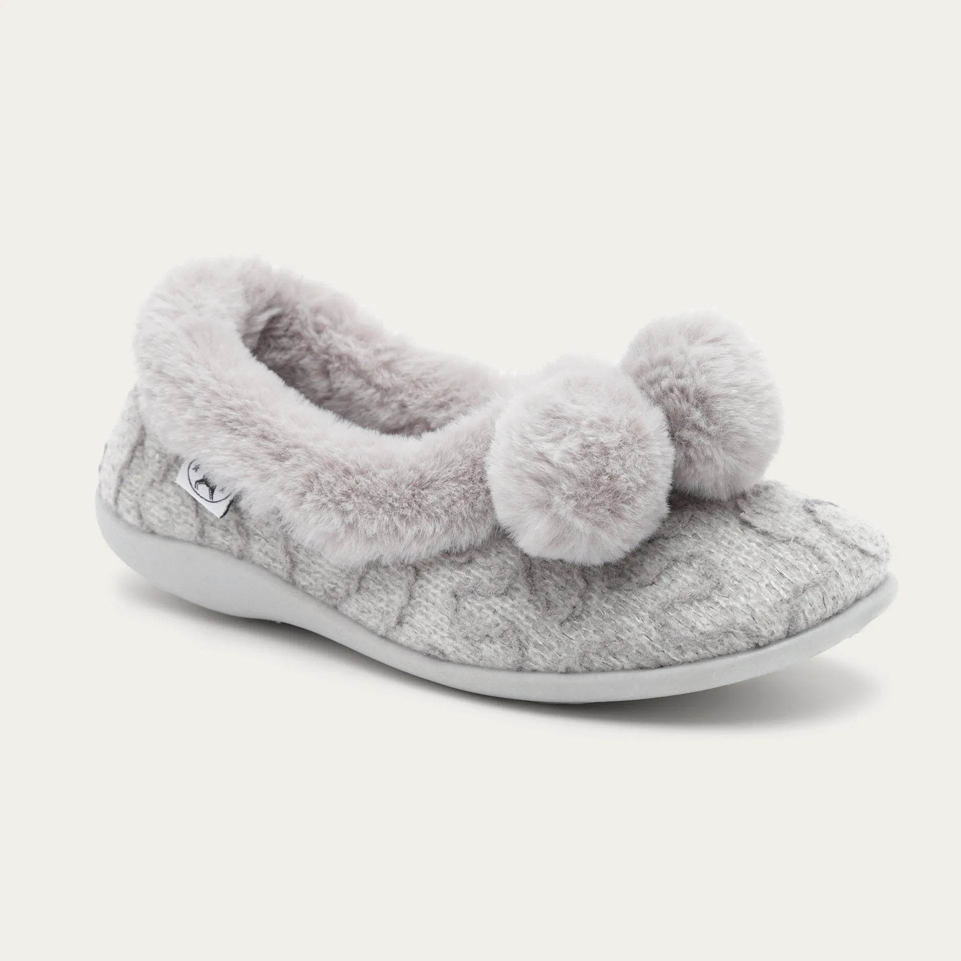 נעל דולי משובץ אפור 1004 - נאות ישראל