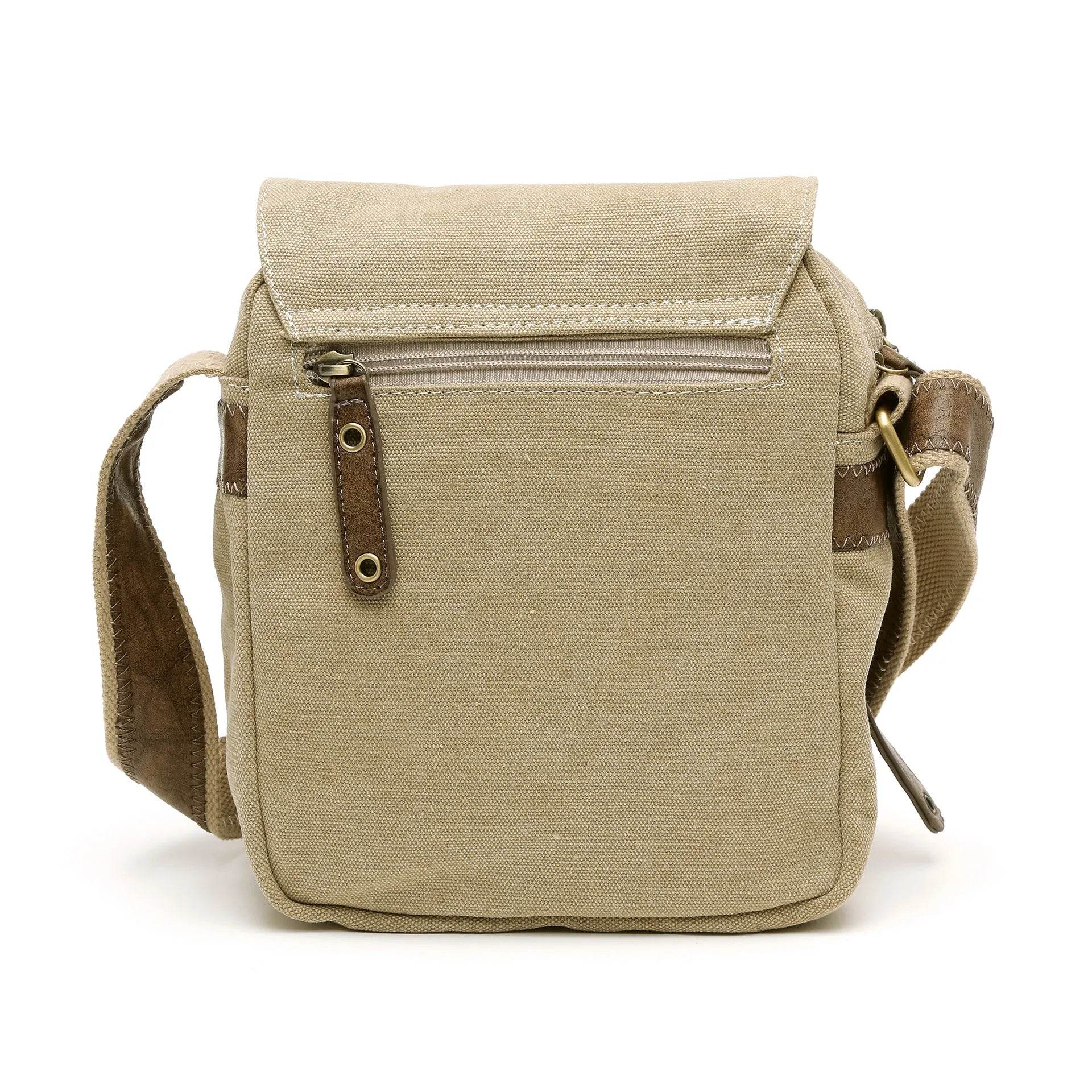 נעל תיק קנבס שחור/חום - נאות ישראל