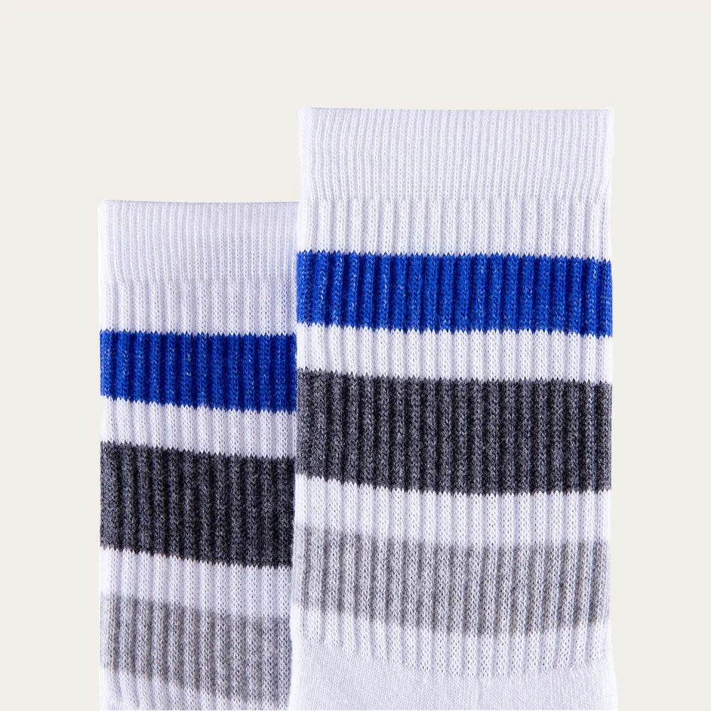 נעל גרב מגבת שני פסים גברים נייבי - נאות ישראל