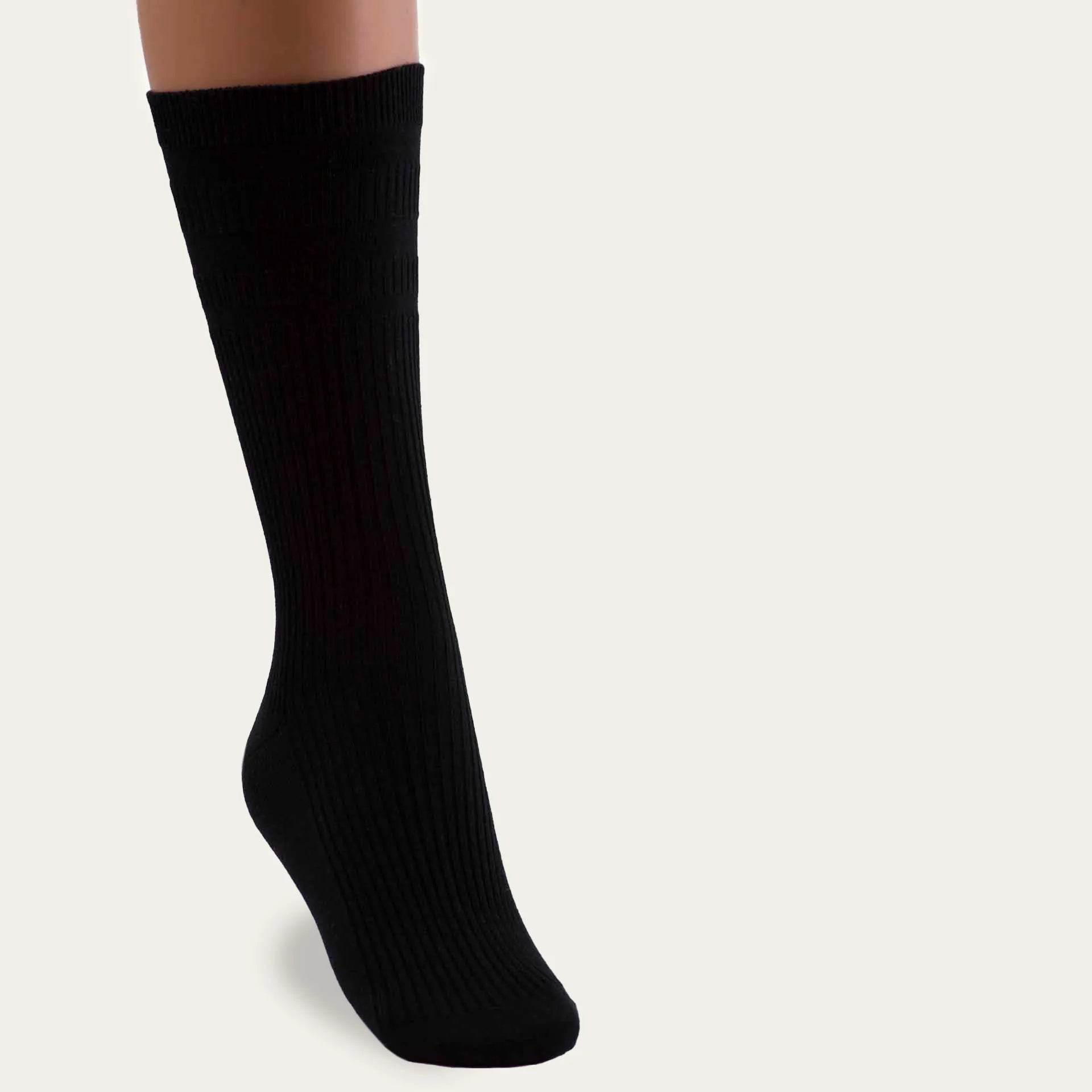 נעל גרב בריאות גברים 6015 שחור 1001 - נאות ישראל