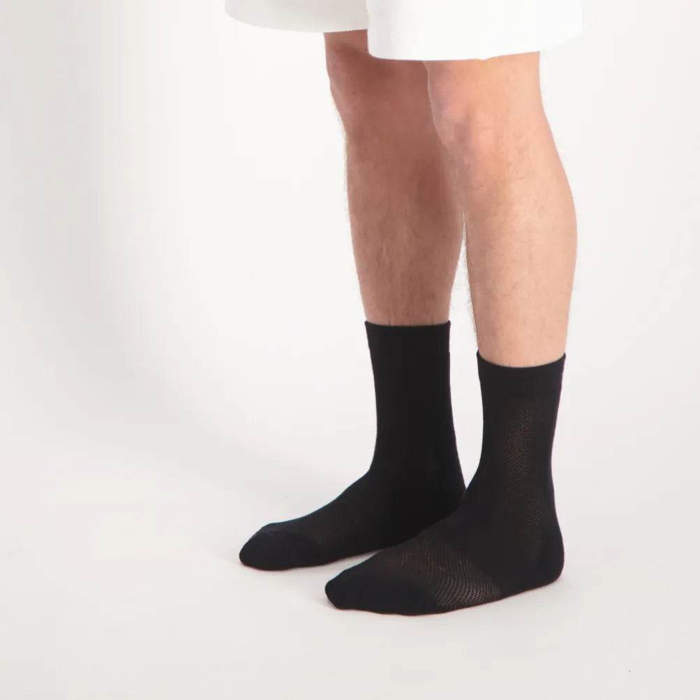 נעל גרב במבו 1/4 שחור 1001 - נאות ישראל